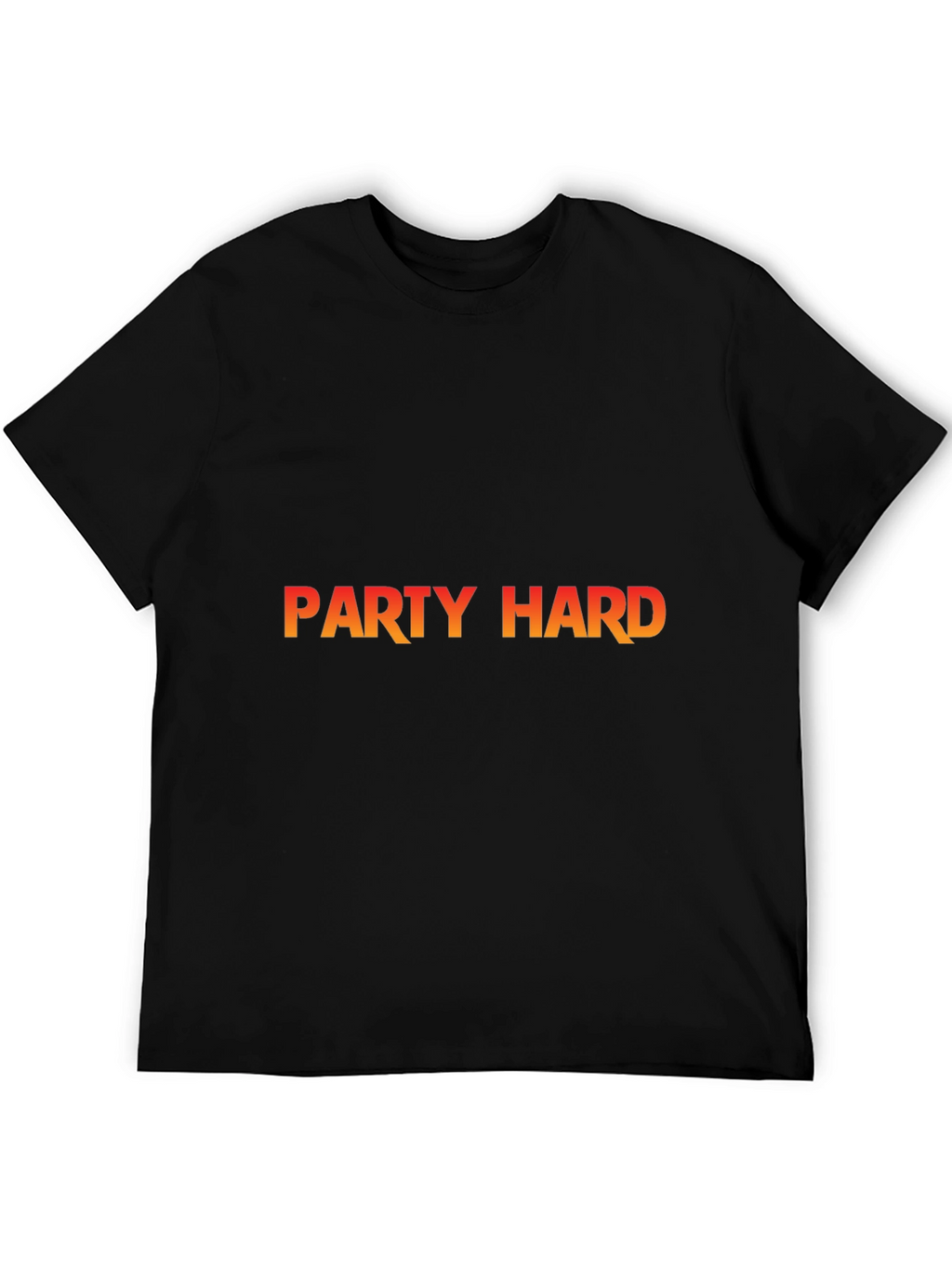 Party Hard Black T-Shirt - Casual Cool Style