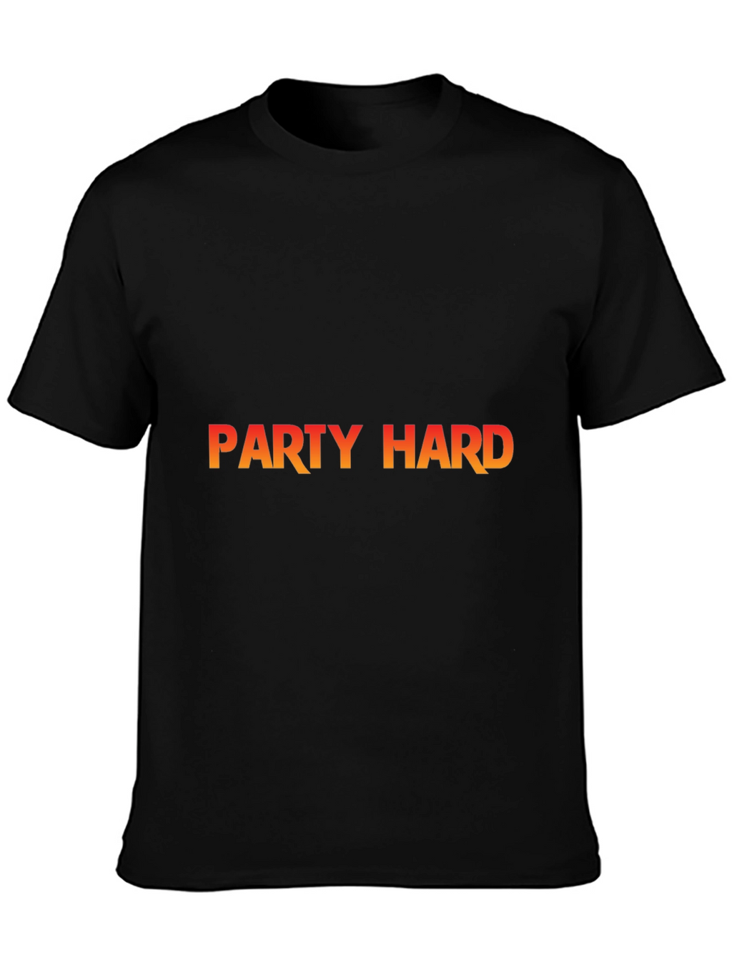 Party Hard Black T-Shirt - Casual Cool Style