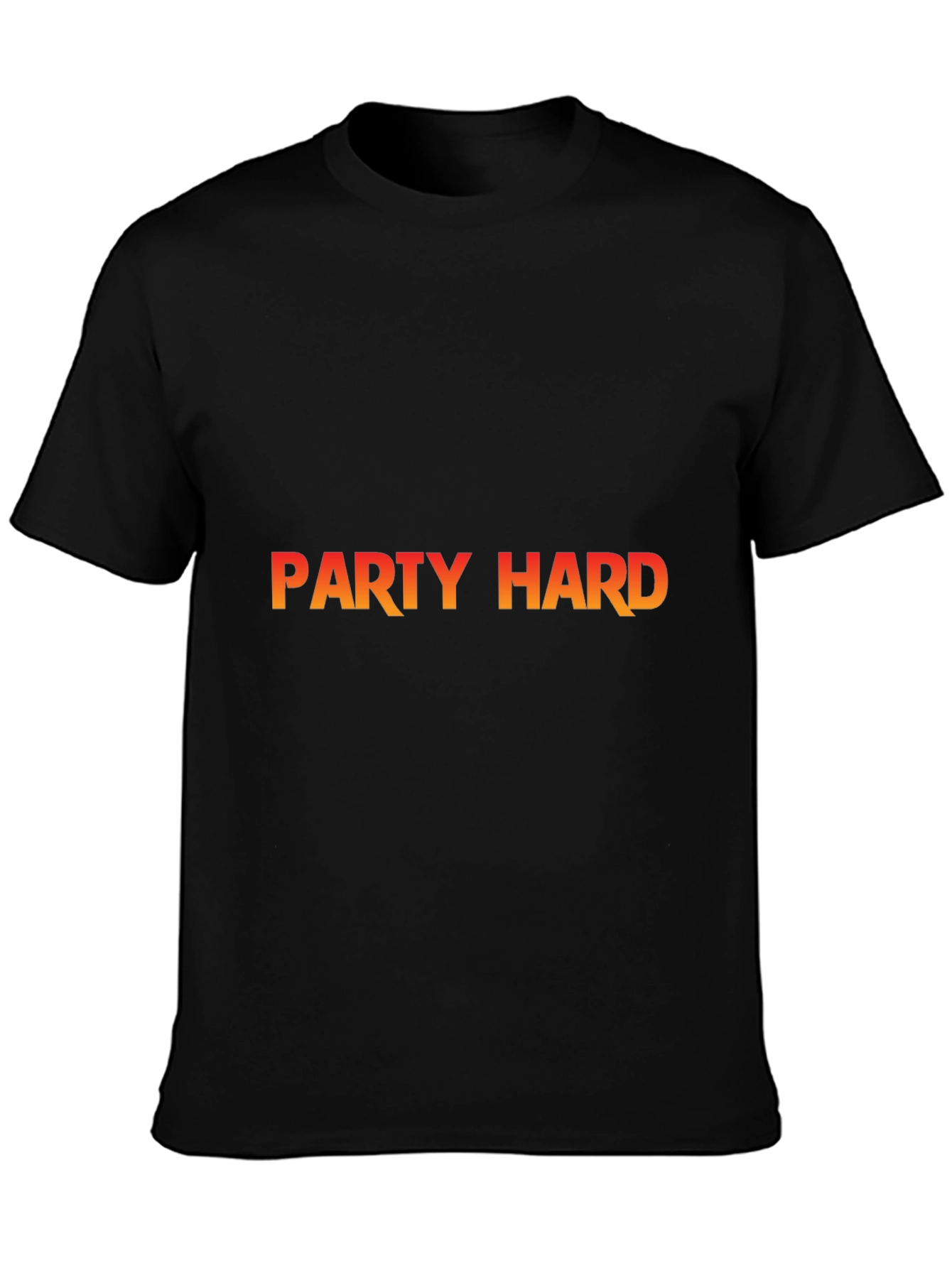 Party Hard Black T-Shirt - Casual Cool Style