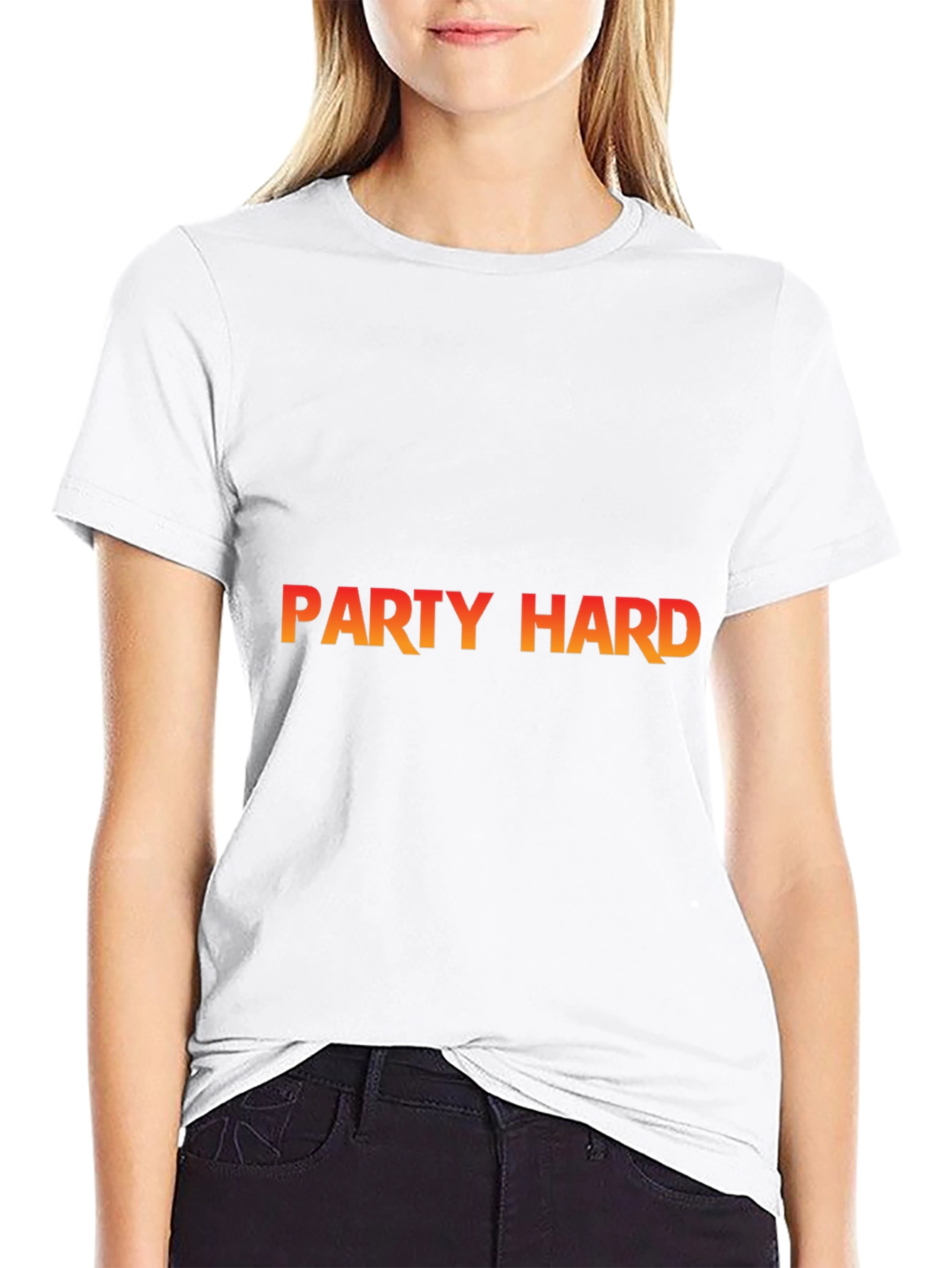 Party Hard Black T-Shirt - Casual Cool Style