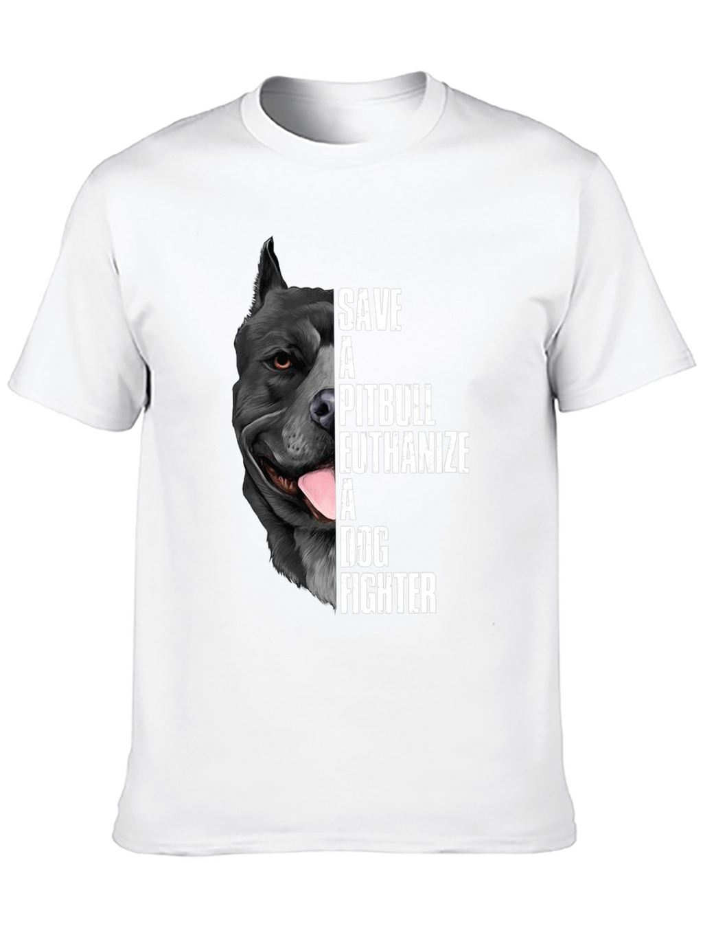 Save a Pitbull T-Shirt Dog Lover Tee