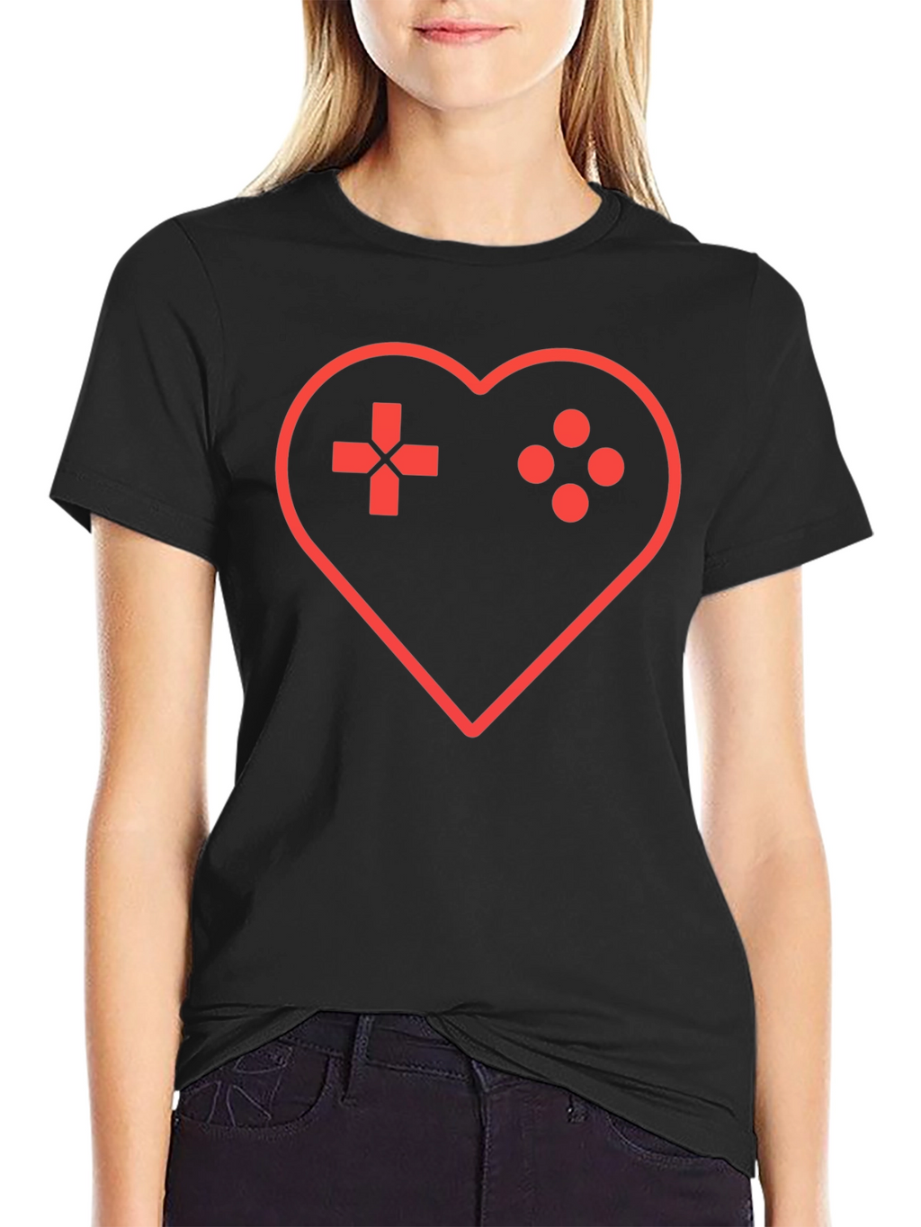 Gamer Heartbeat T-Shirt - Gaming Love Tee