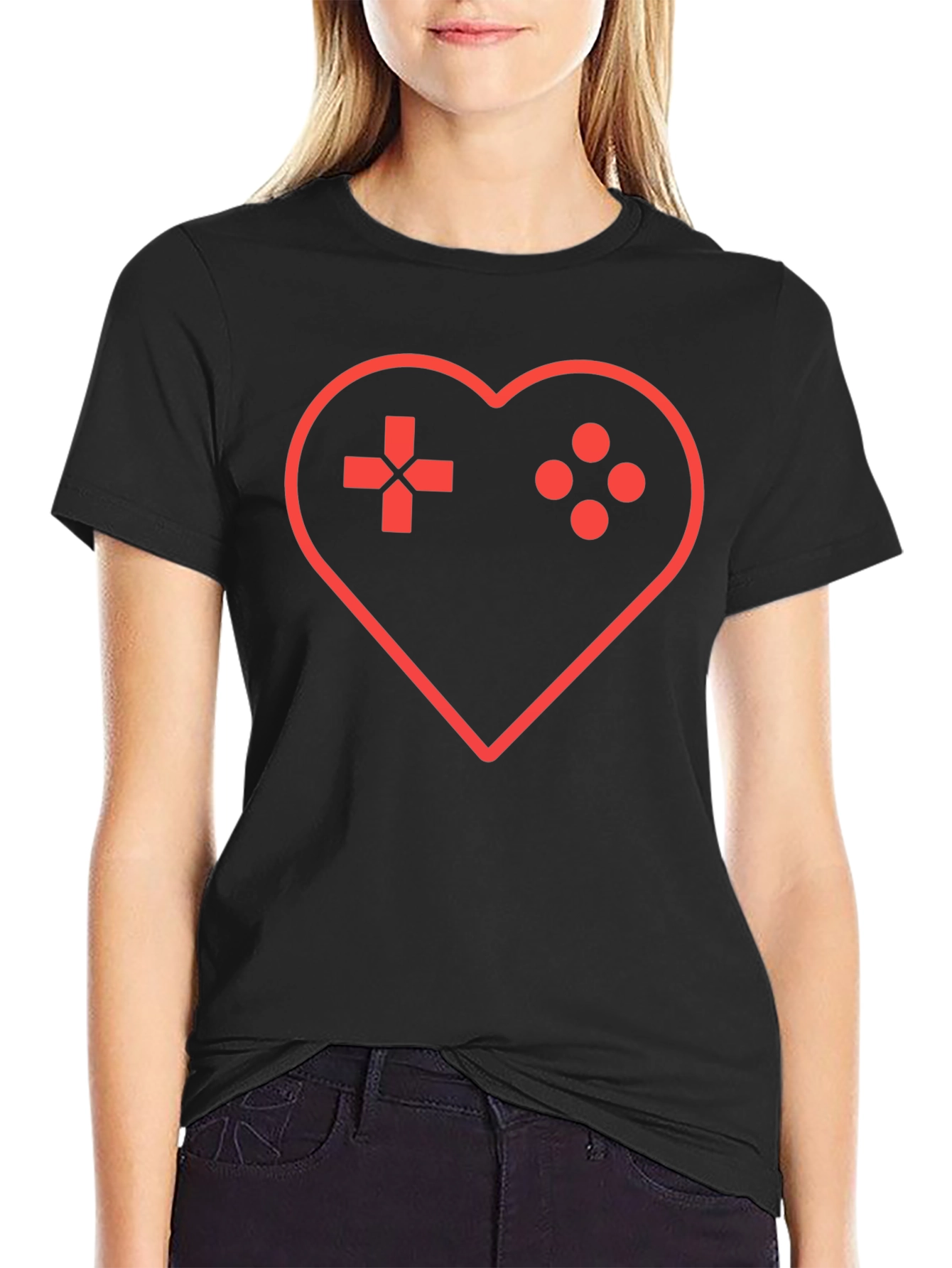 Gamer Heartbeat T-Shirt - Gaming Love Tee