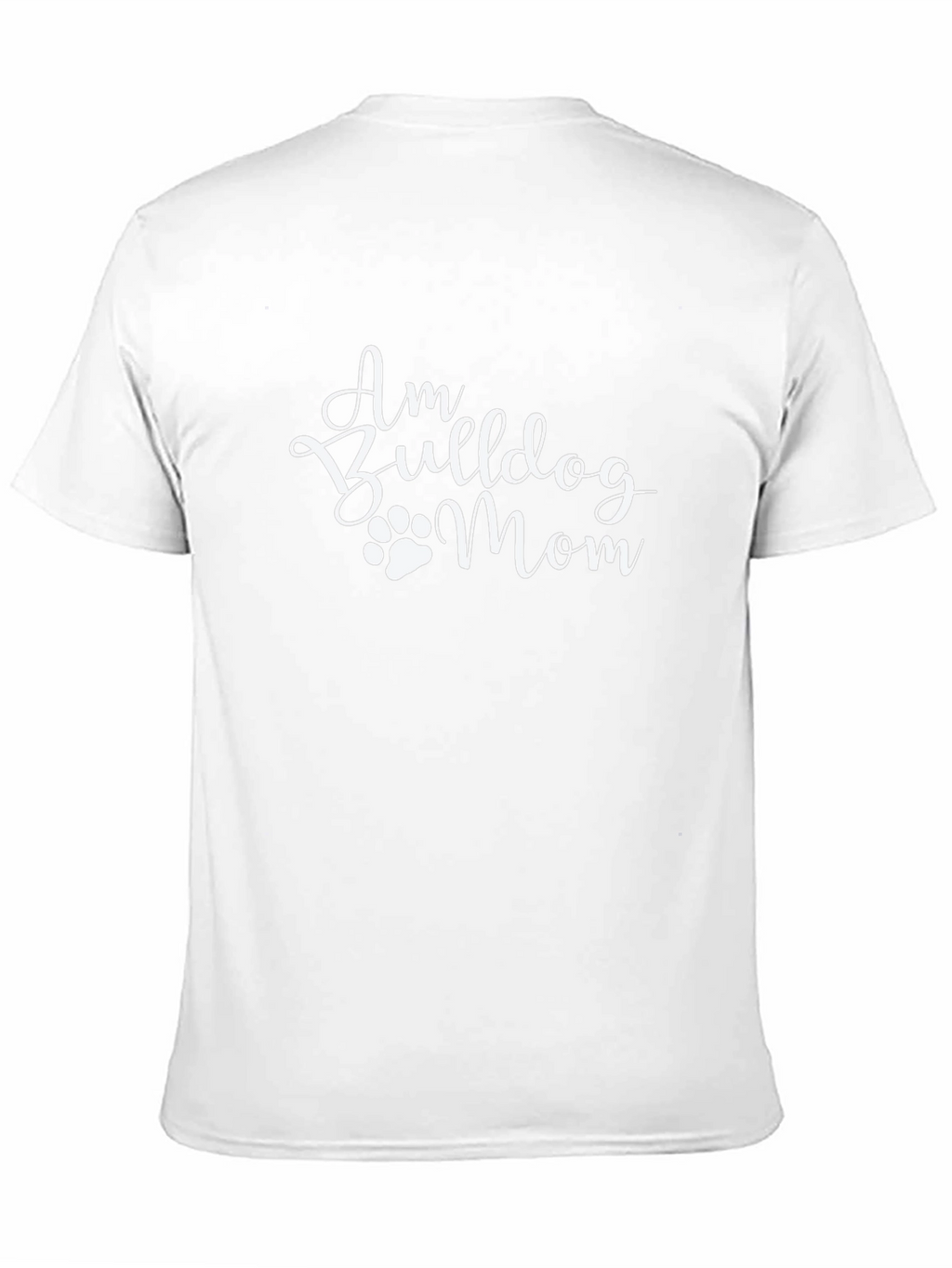 Am Bulldog Mom Black T-Shirt
