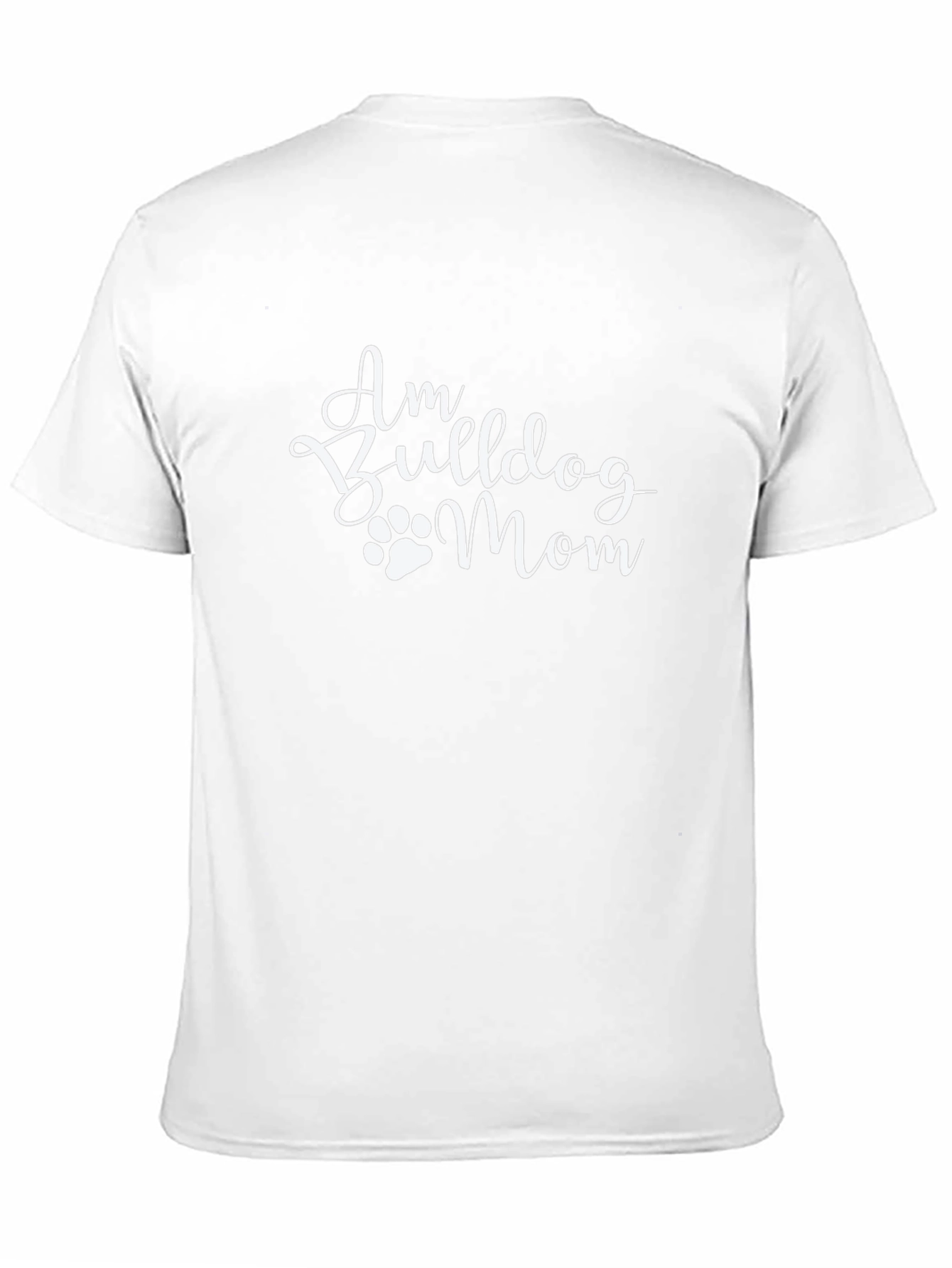 Am Bulldog Mom Black T-Shirt