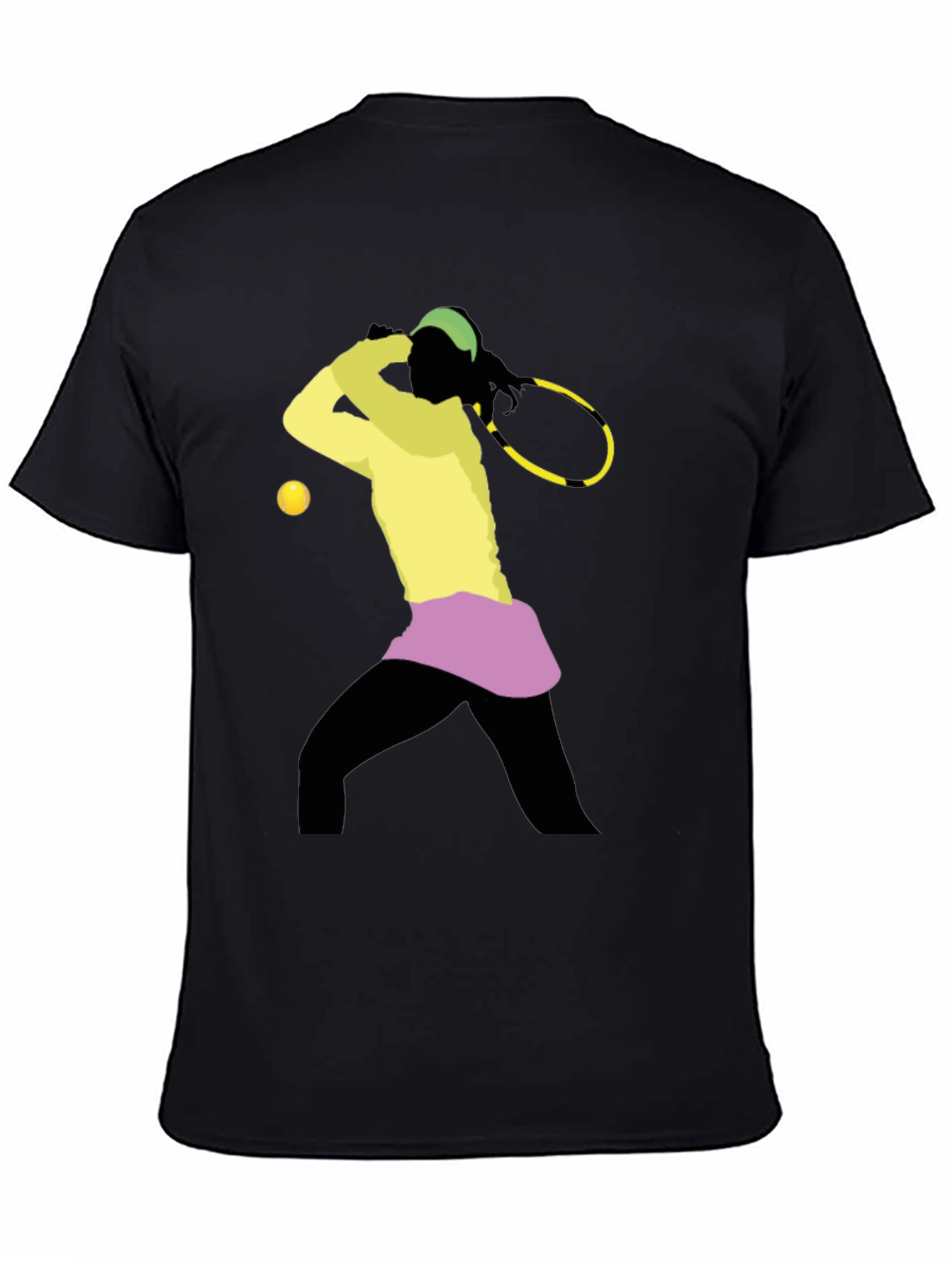 Tennis Player Graphic T-Shirt