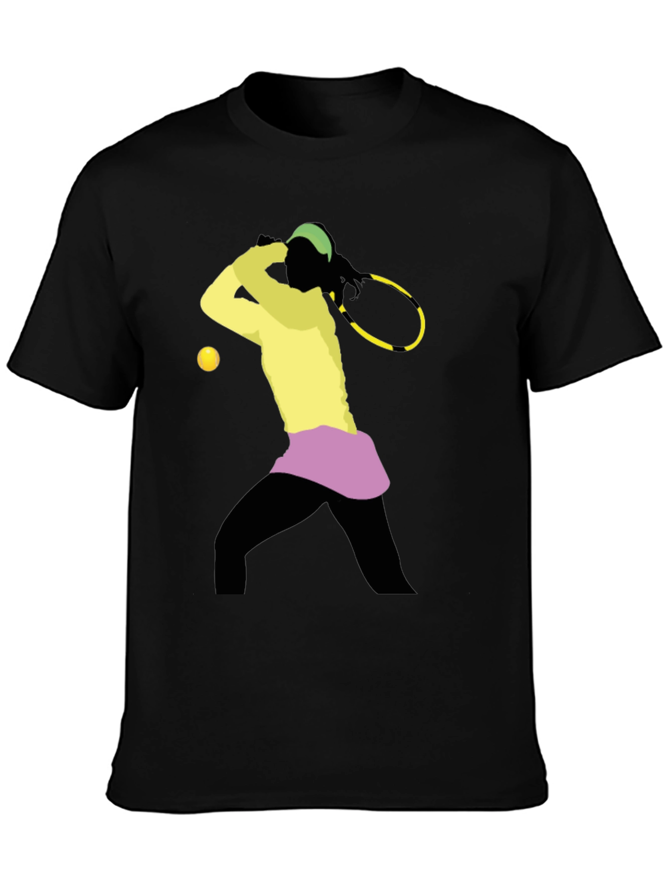 Tennis Player Graphic T-Shirt