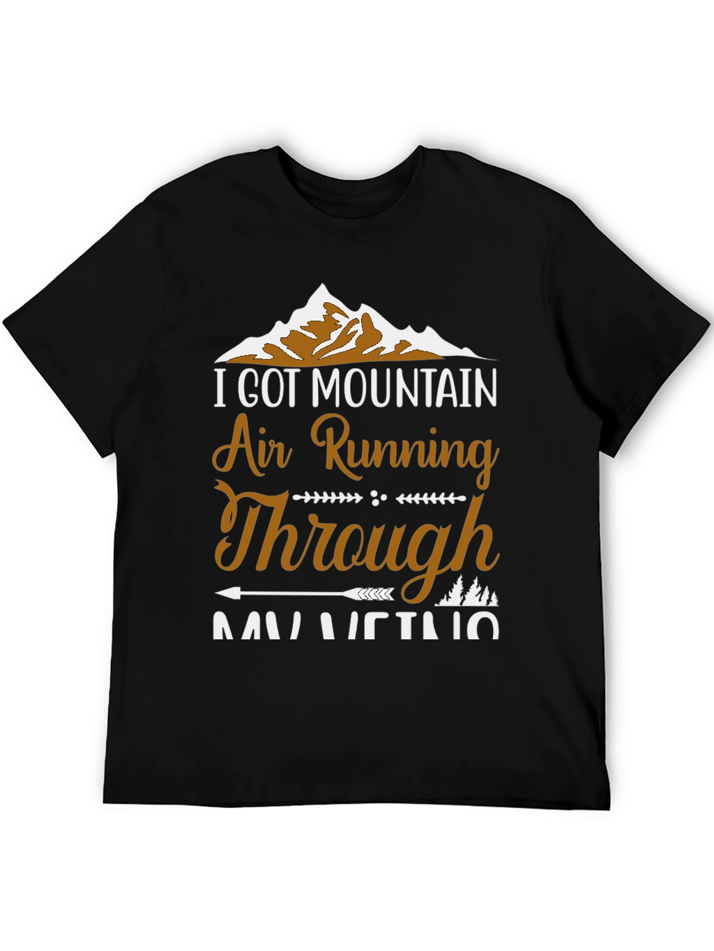 Mountain Air Running Graphic T-Shirt