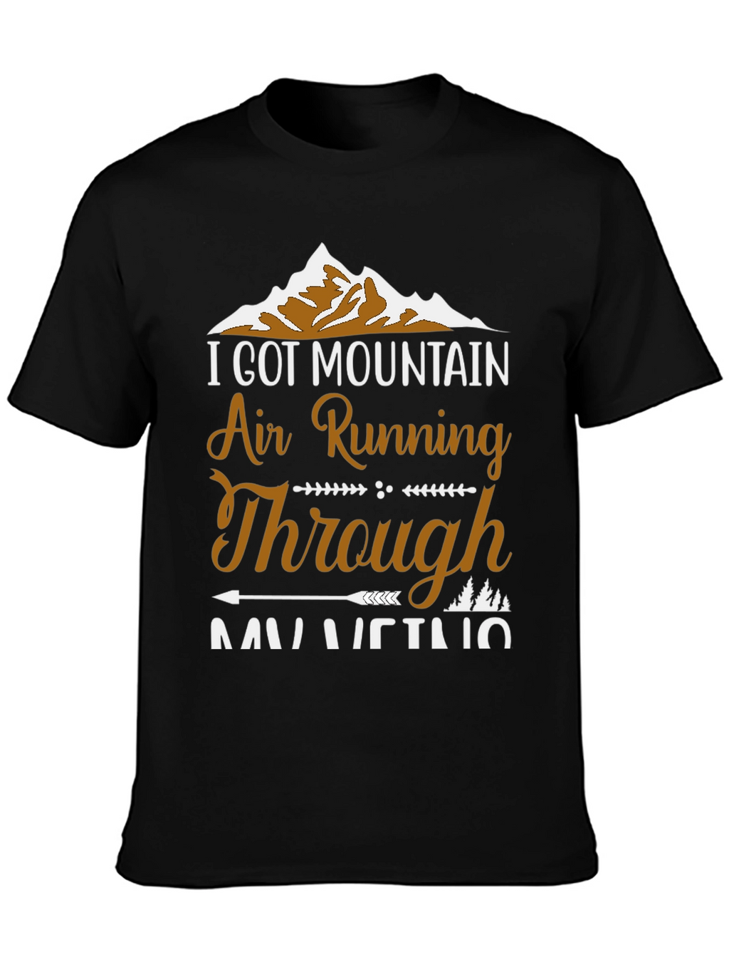 Mountain Air Running Graphic T-Shirt