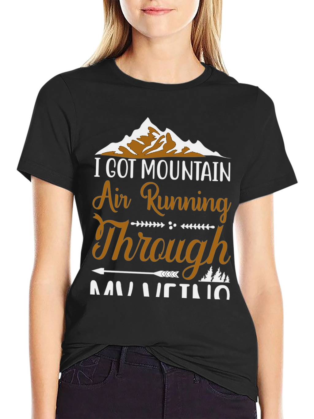 Mountain Air Running Graphic T-Shirt