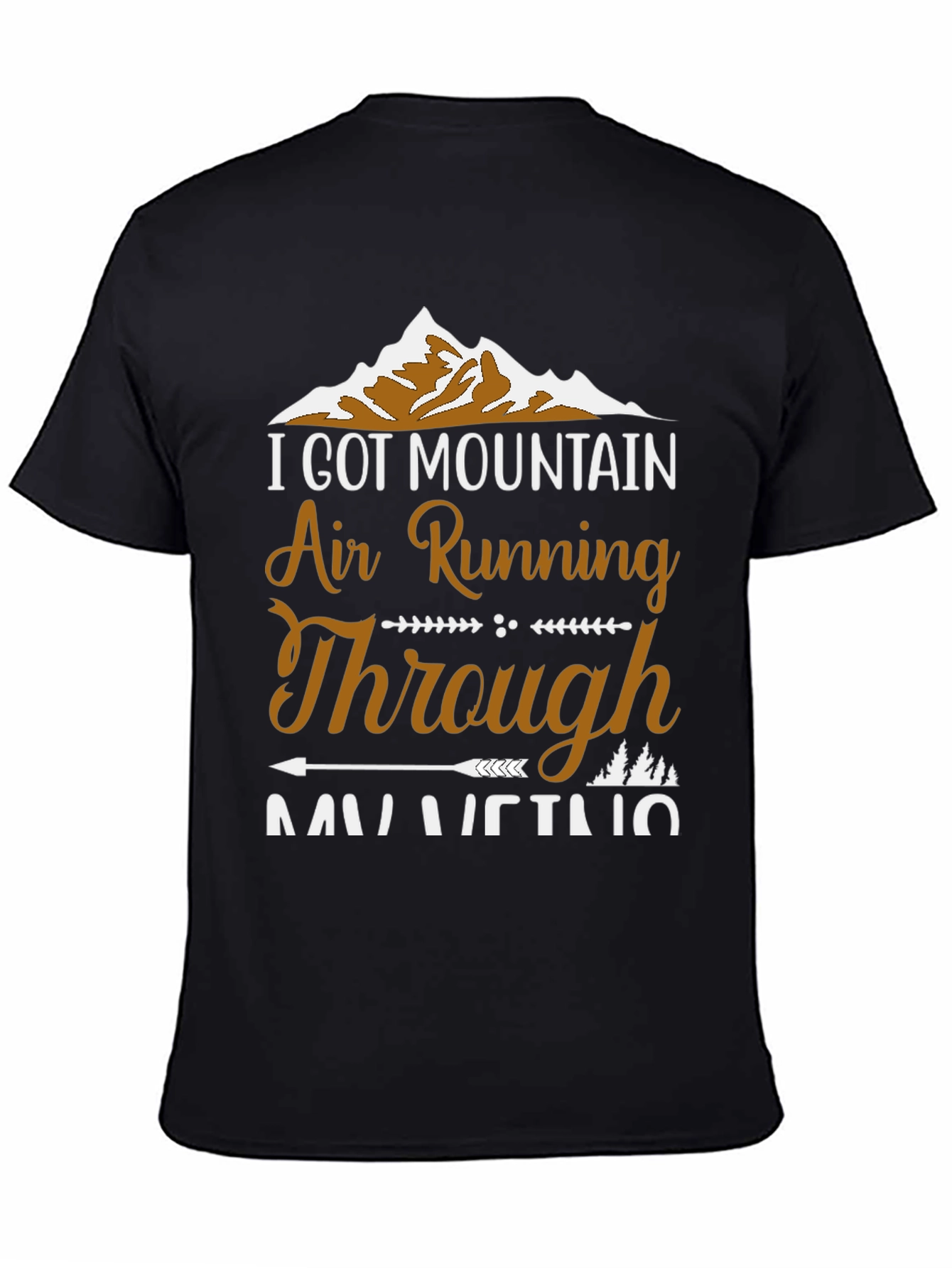 Mountain Air Running Graphic T-Shirt