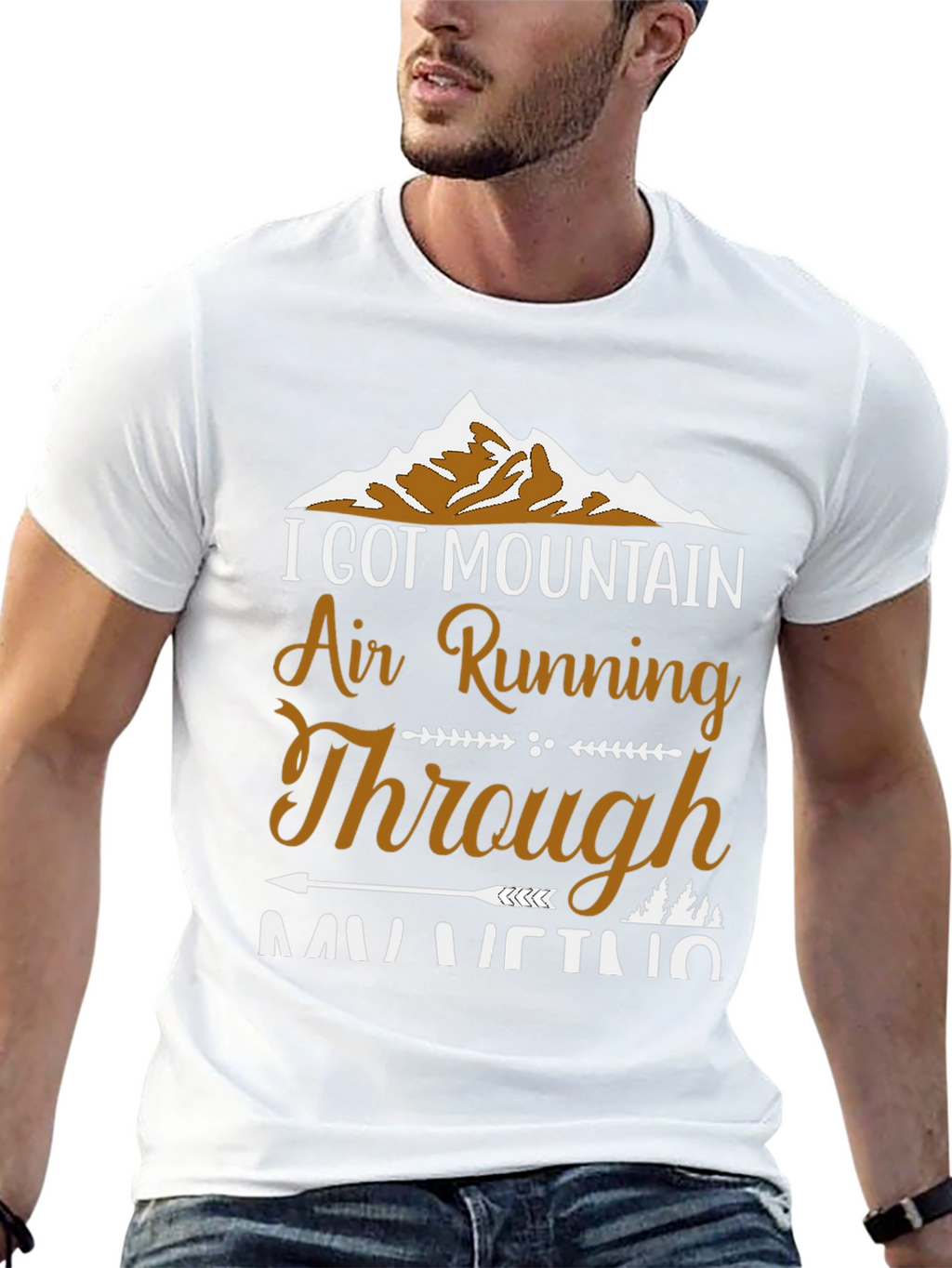 Mountain Air Running Graphic T-Shirt