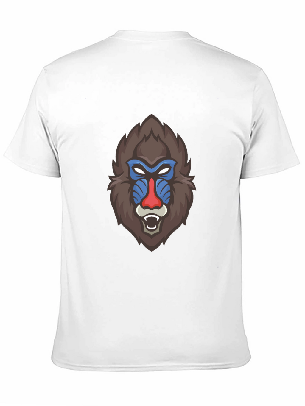 Bold Mandrill Graphic Tee - Black Cotton Blend