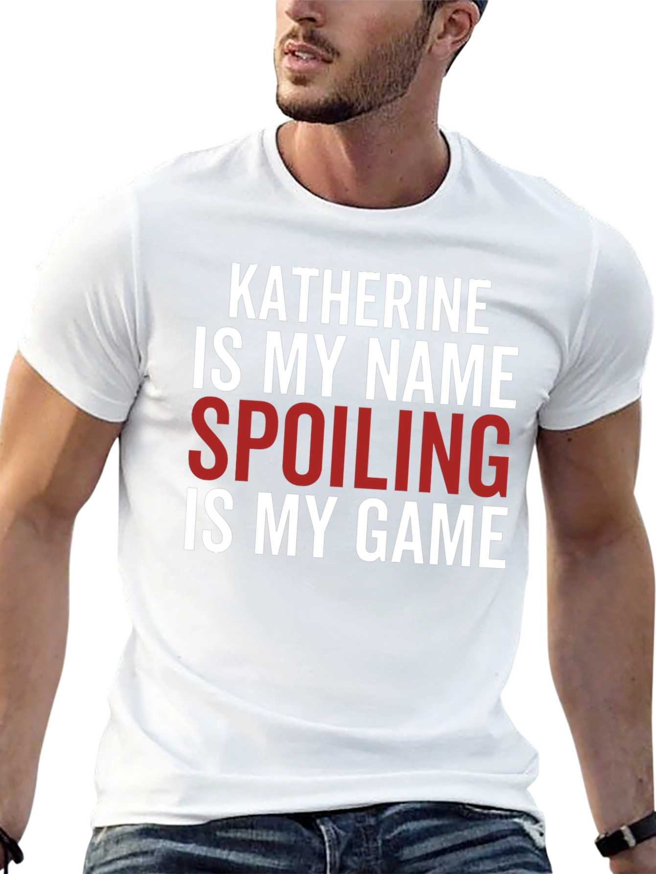 Katherine Spoiling is My Game Black T-Shirt
