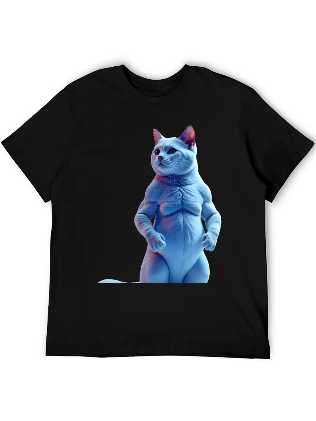 Buff Cat Black T-Shirt