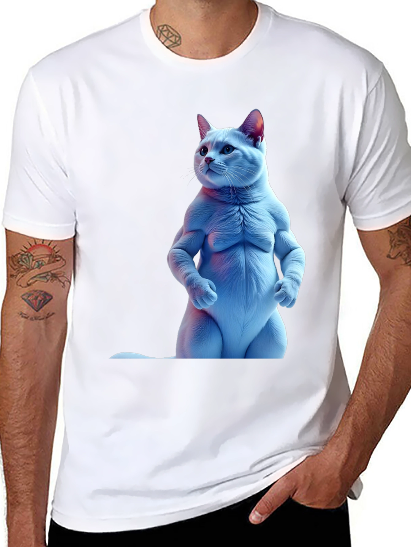 Buff Cat Black T-Shirt