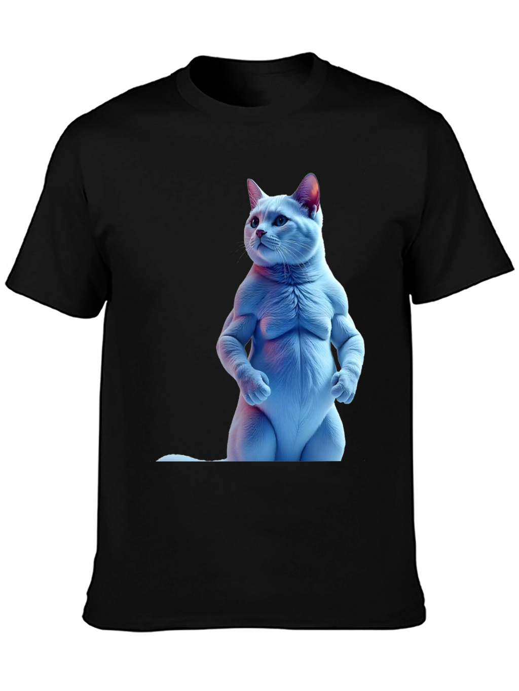 Buff Cat Black T-Shirt