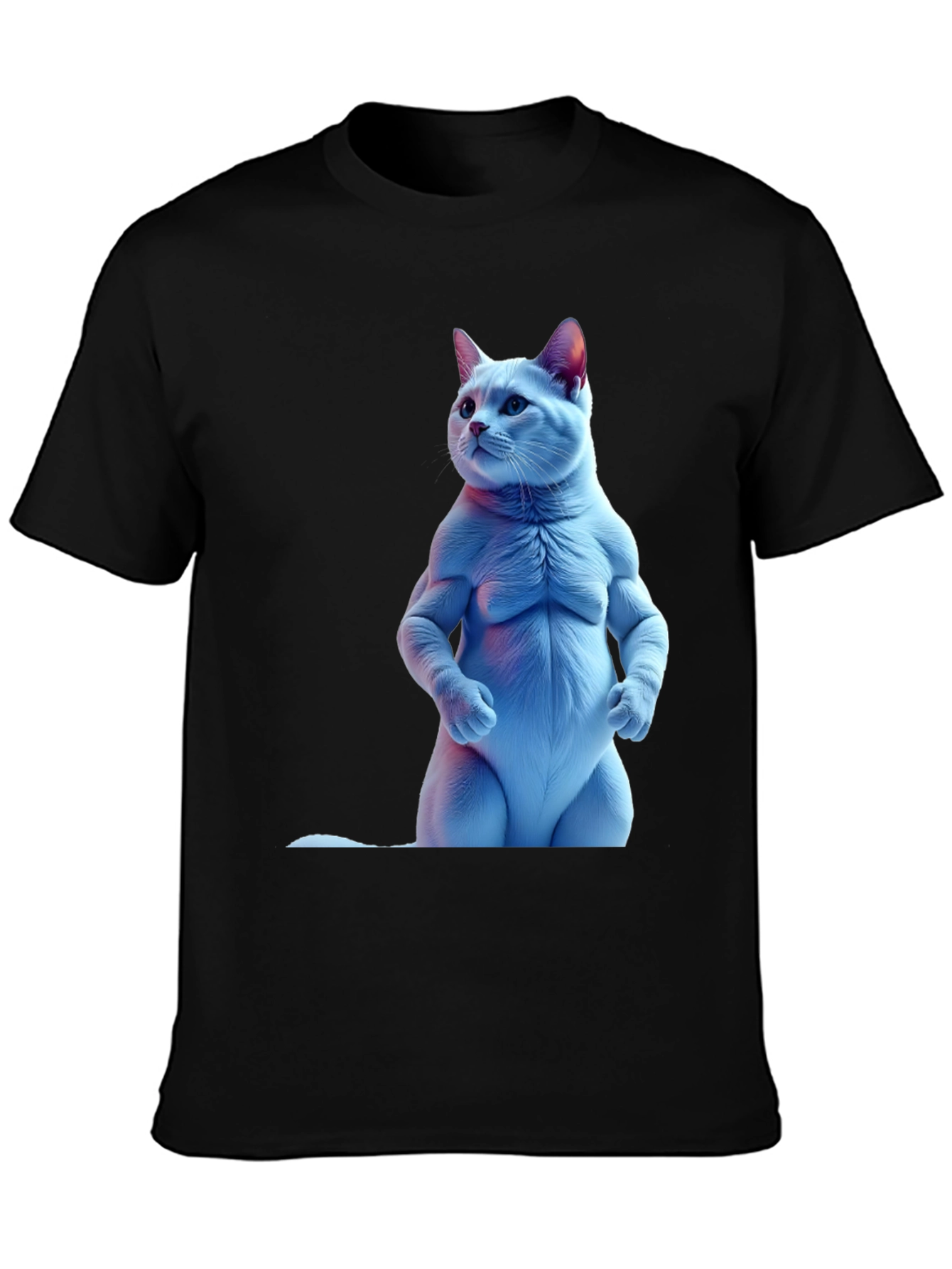 Buff Cat Black T-Shirt