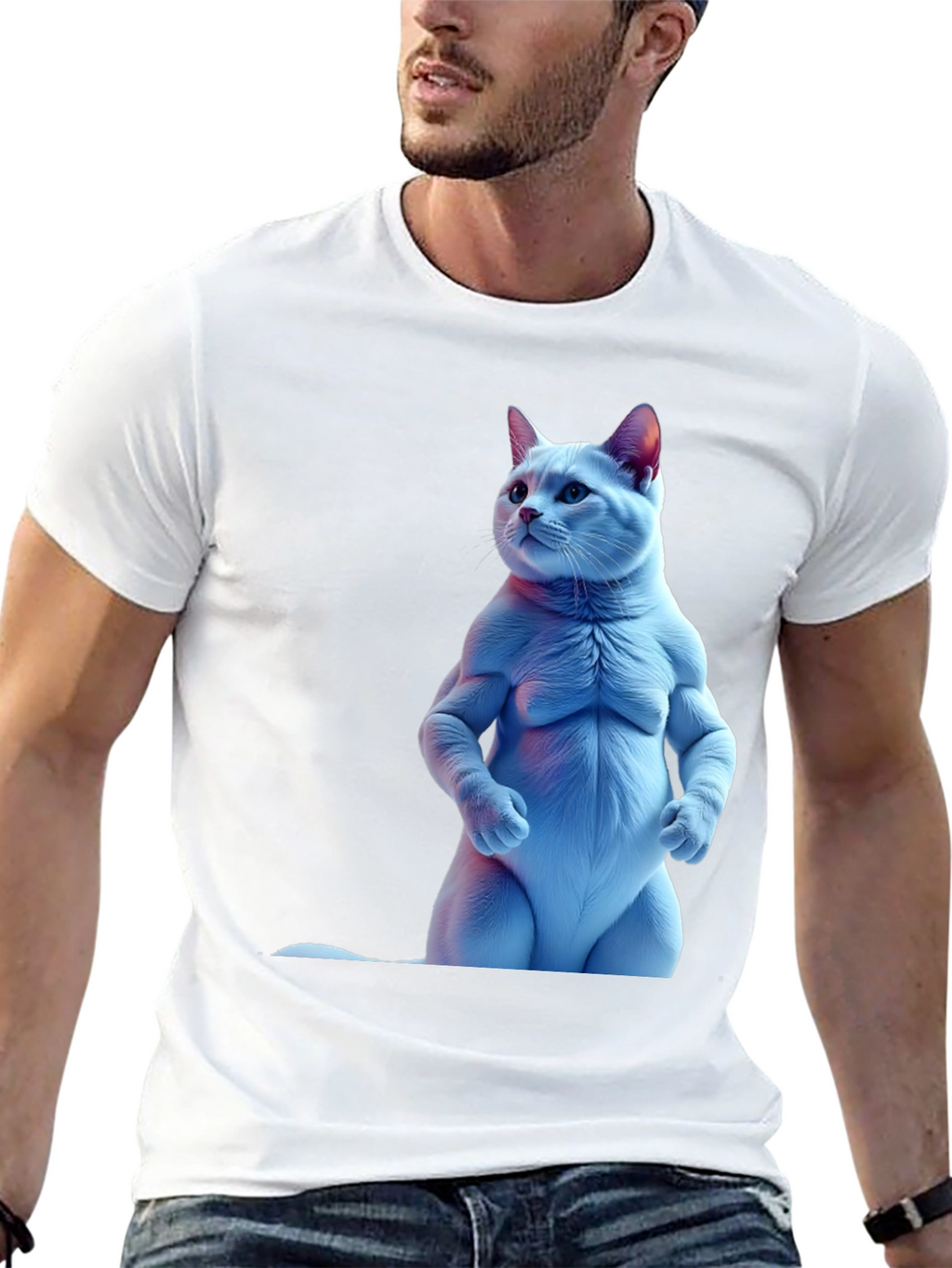 Buff Cat Black T-Shirt