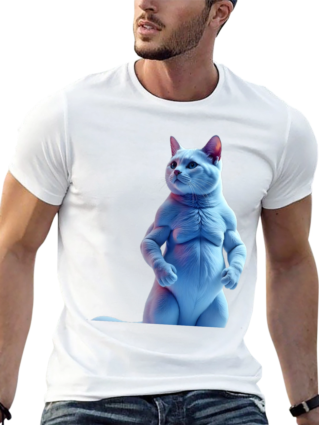 Buff Cat Black T-Shirt