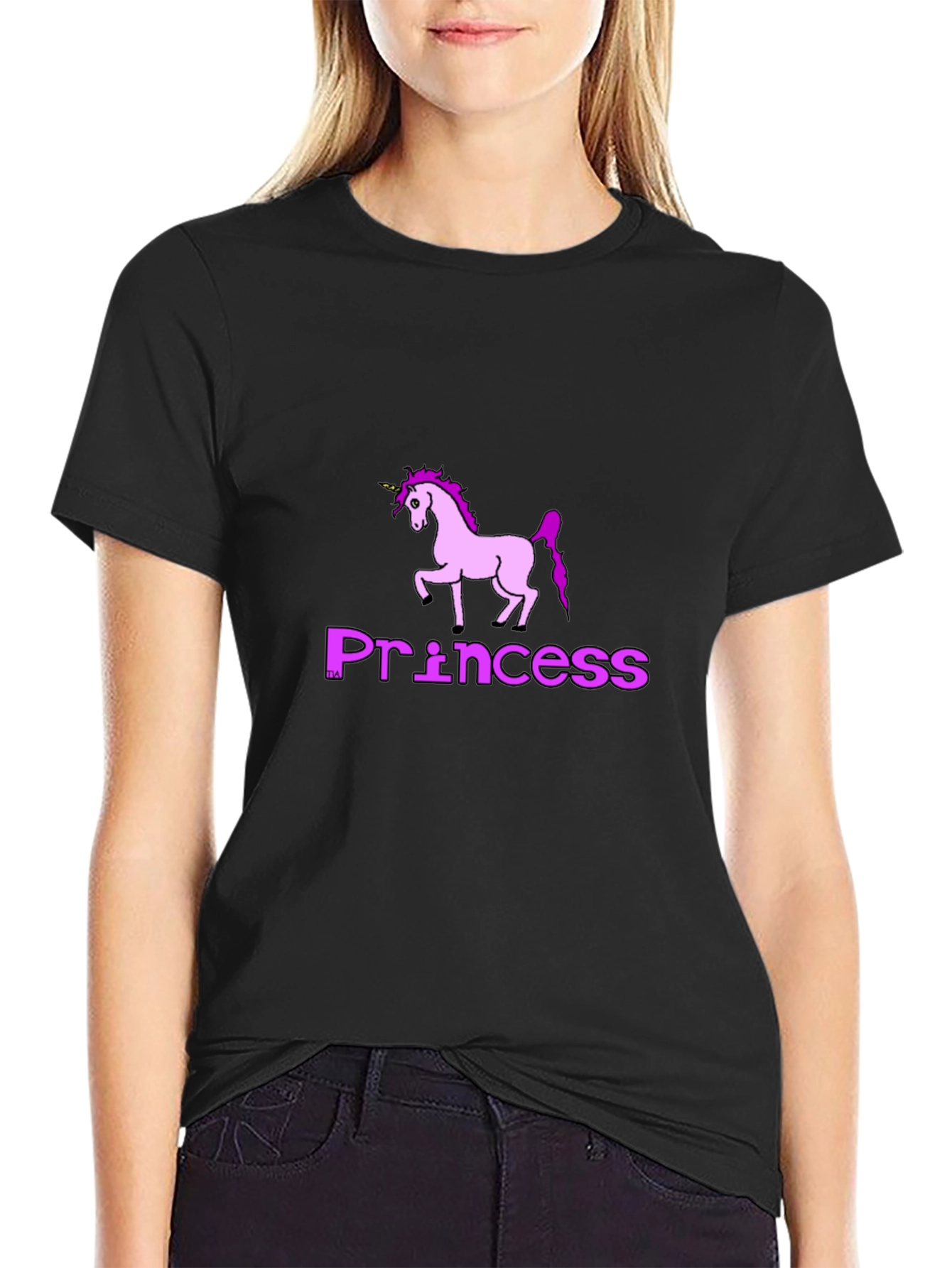 Princess Unicorn Graphic T-Shirt - Fun & Stylish