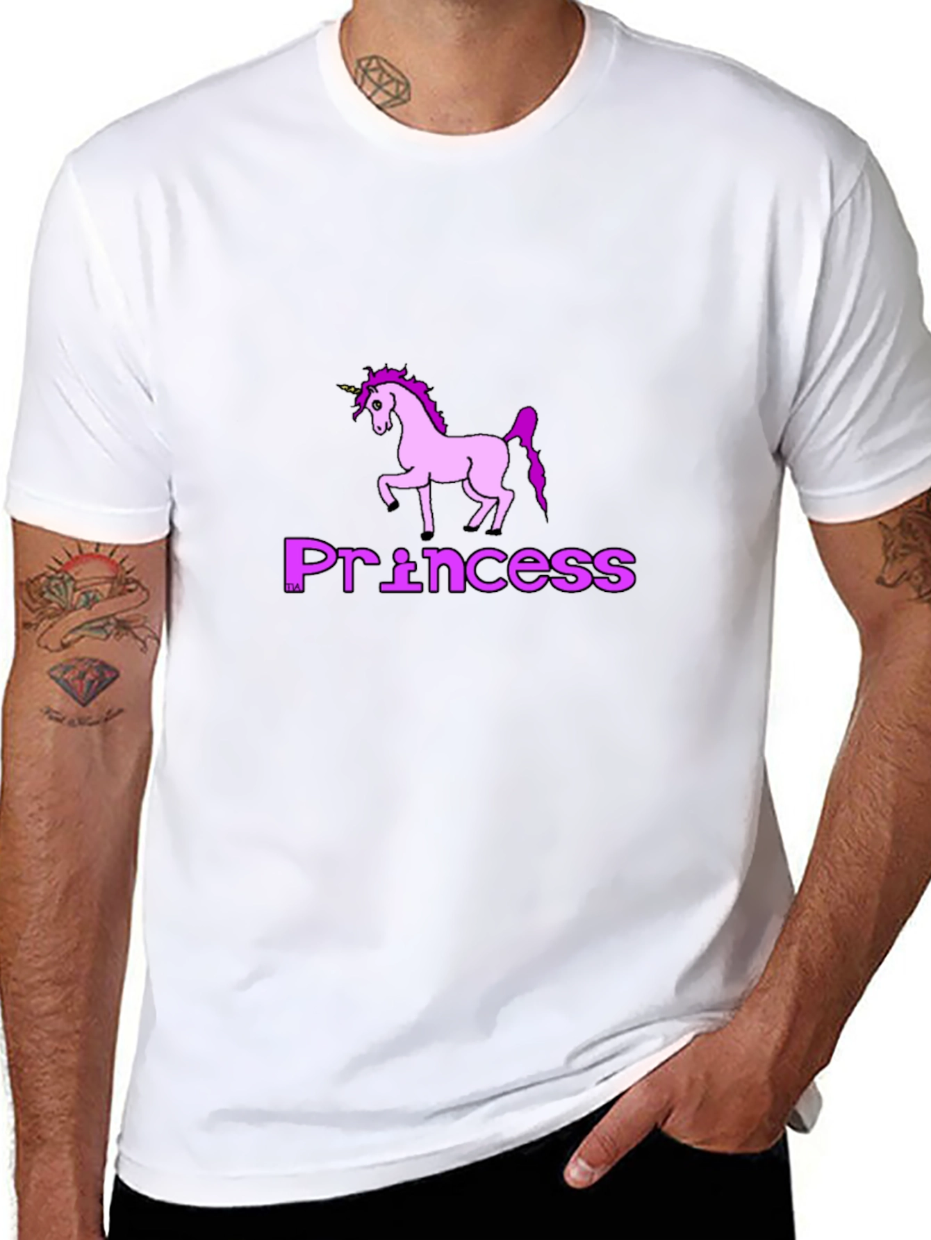 Princess Unicorn Graphic T-Shirt - Fun & Stylish
