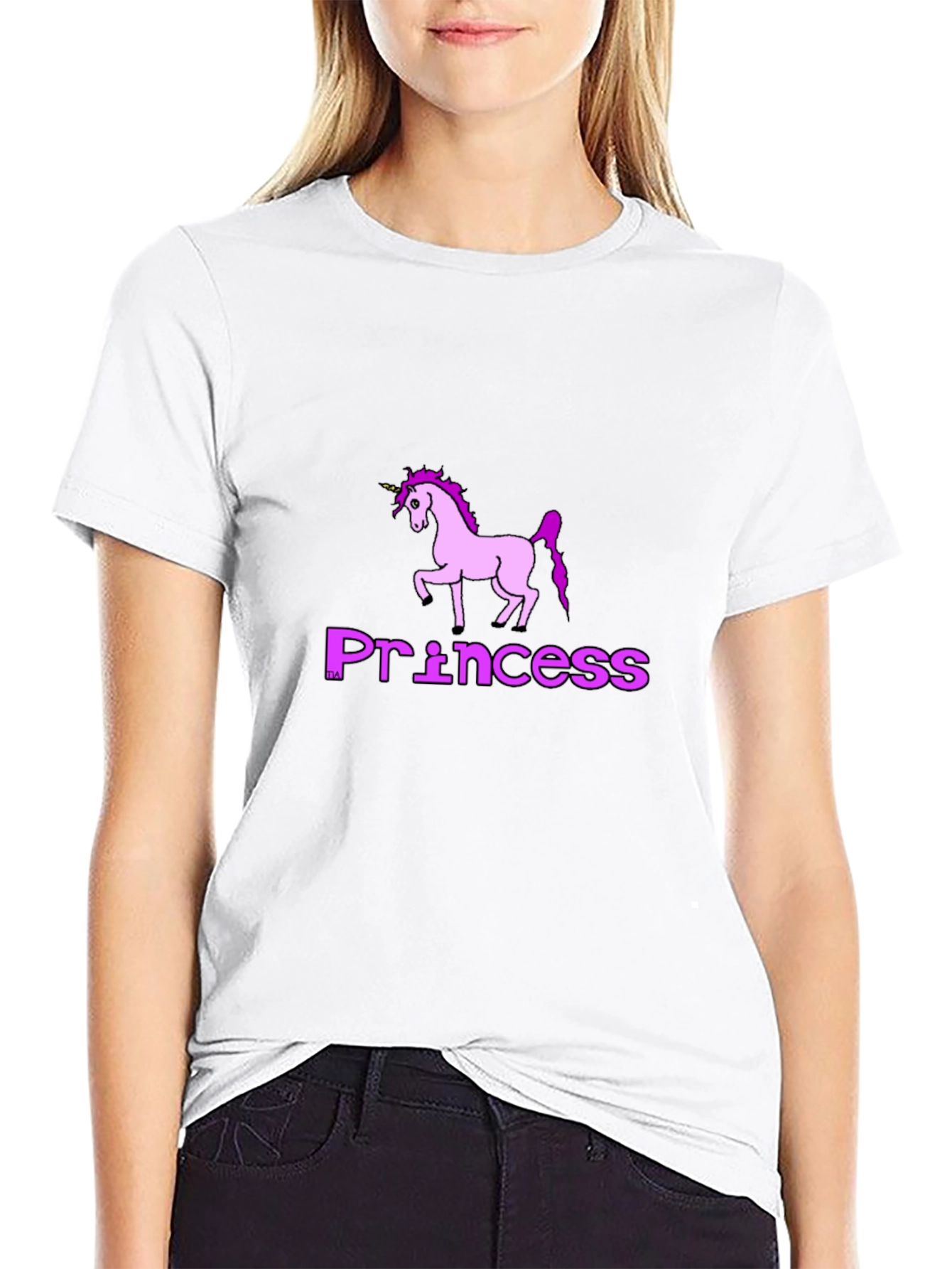 Princess Unicorn Graphic T-Shirt - Fun & Stylish