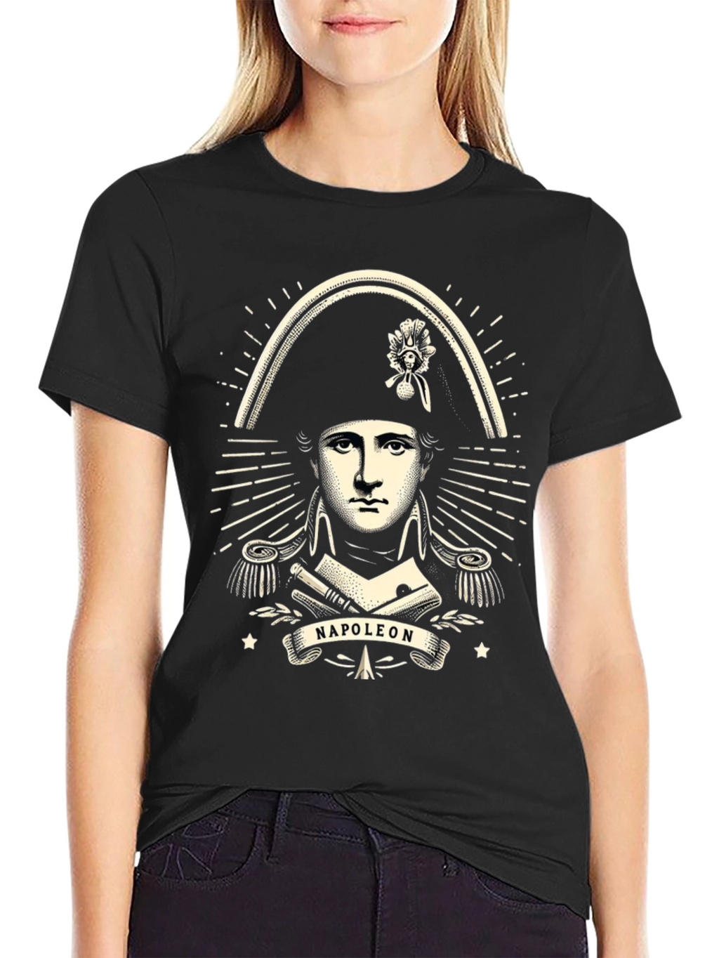 Napoleon Bonaparte Graphic Tee - Classic Black
