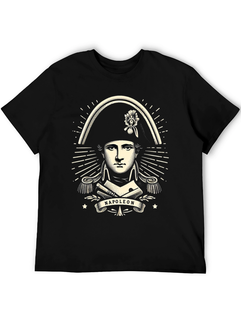 Napoleon Bonaparte Graphic Tee - Classic Black