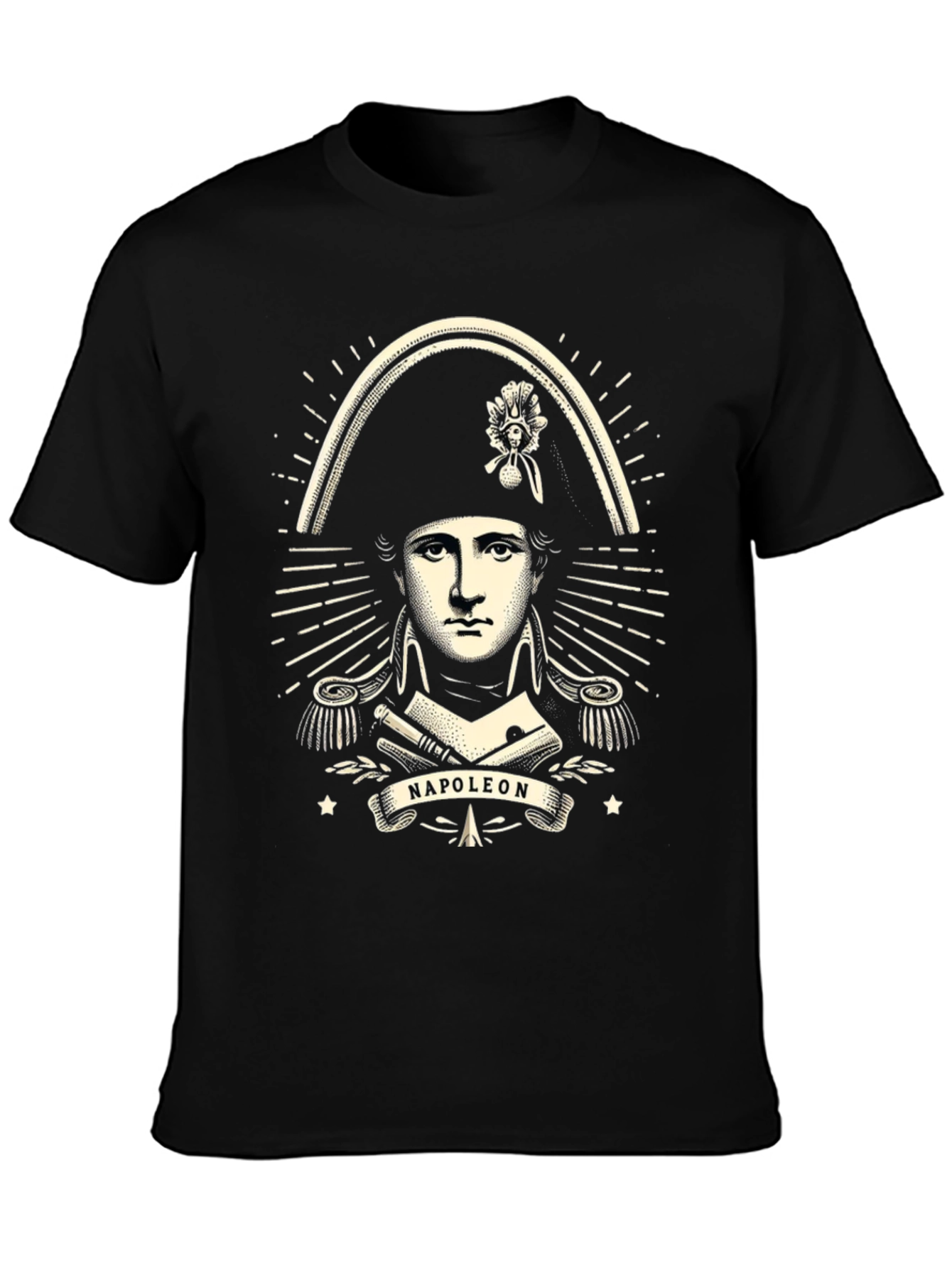 Napoleon Bonaparte Graphic Tee - Classic Black