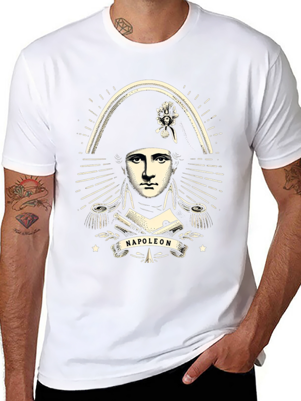 Napoleon Bonaparte Graphic Tee - Classic Black