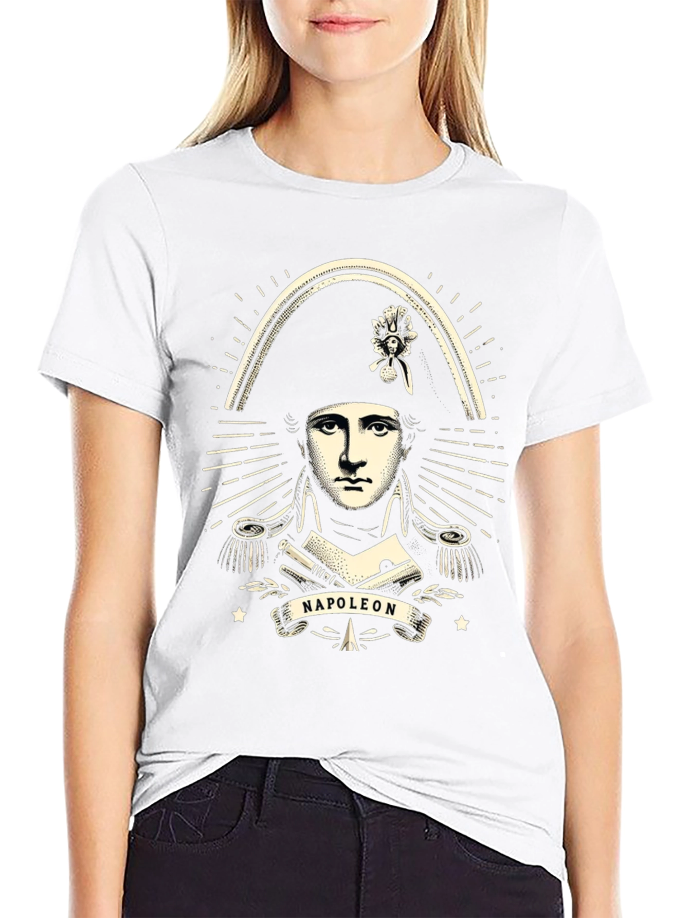 Napoleon Bonaparte Graphic Tee - Classic Black
