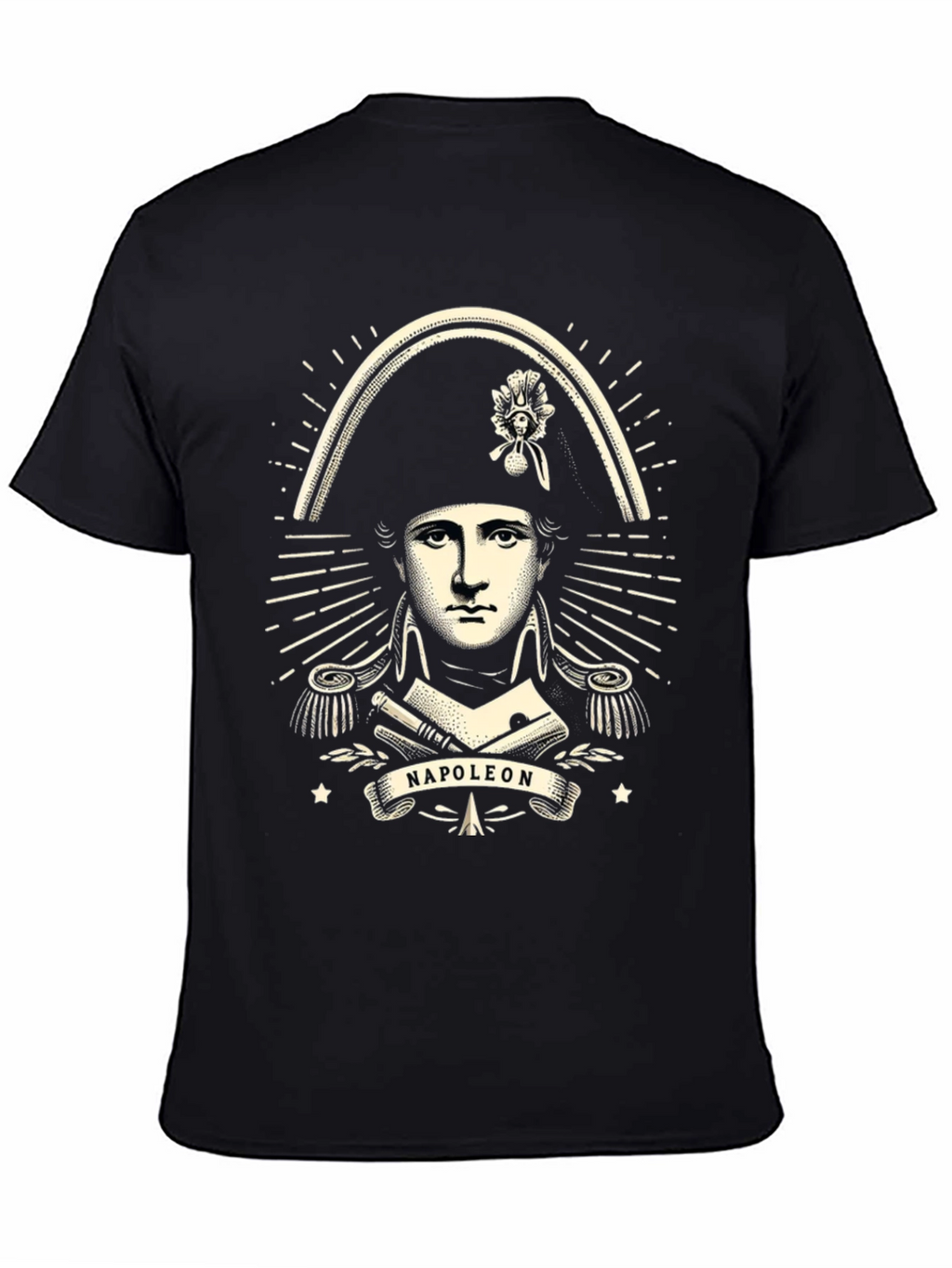 Napoleon Bonaparte Graphic Tee - Classic Black