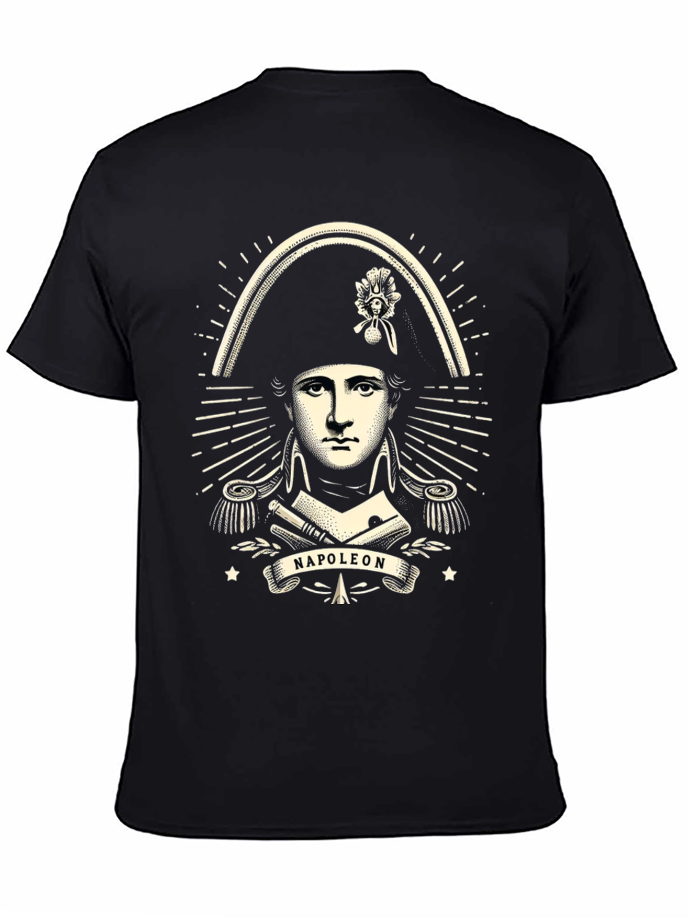 Napoleon Bonaparte Graphic Tee - Classic Black