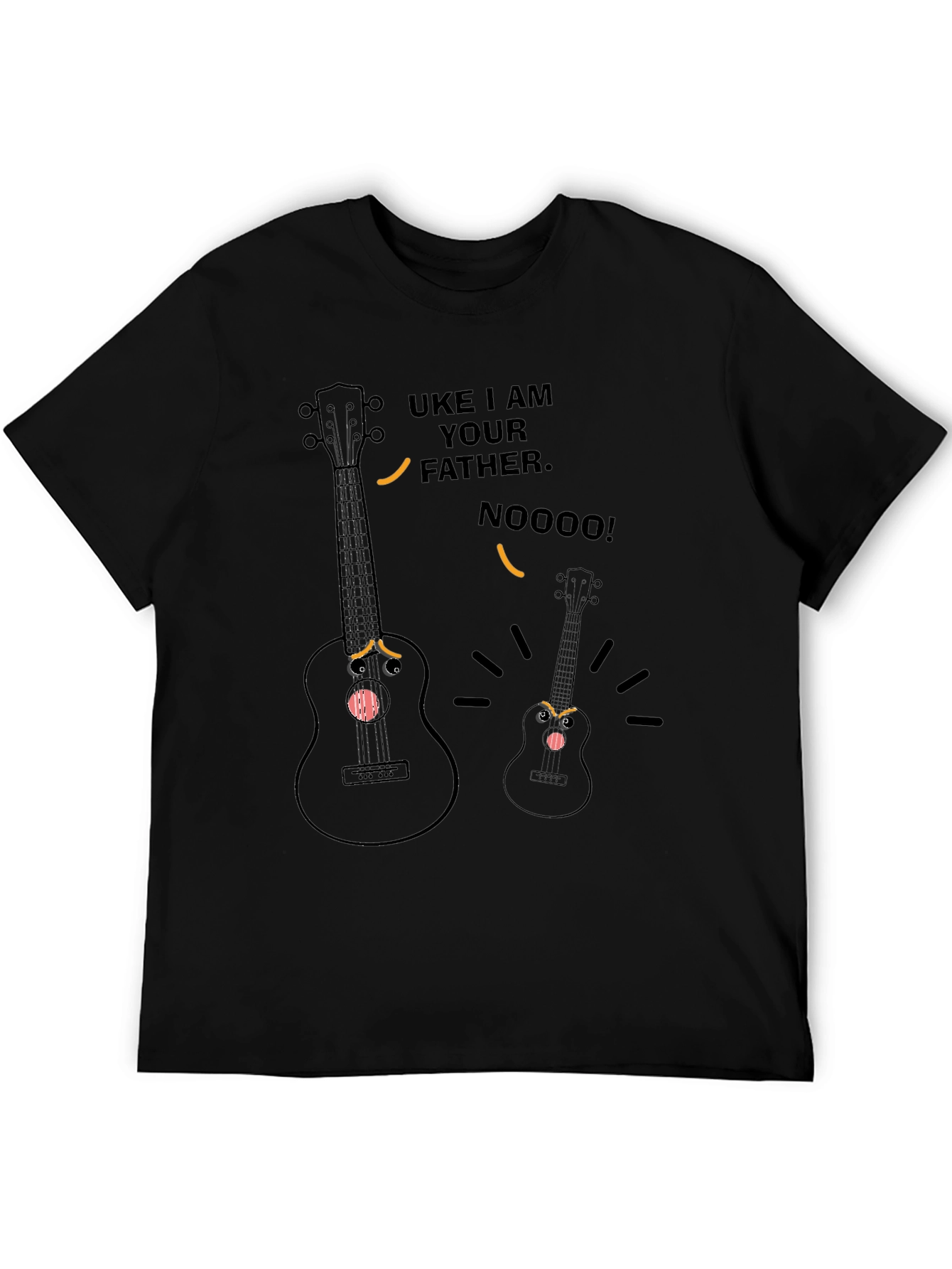 Uke I Am Your Father T-Shirt Funny Ukulele Dad Joke Tee