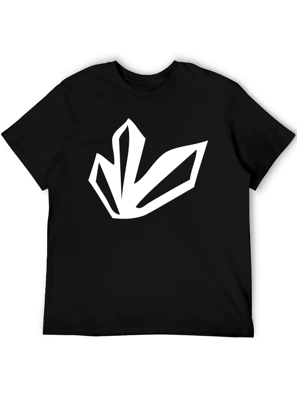 Black T-Shirt with White Emblem