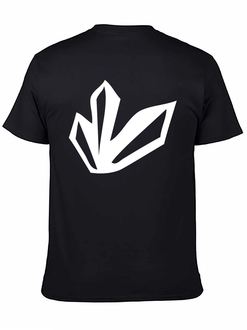 Black T-Shirt with White Emblem
