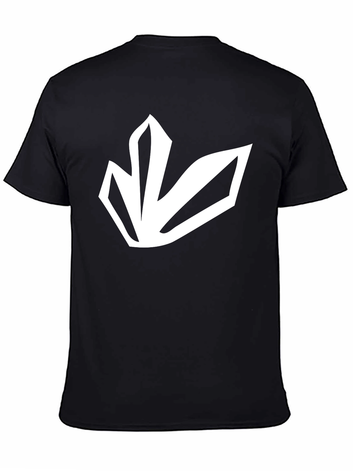 Black T-Shirt with White Emblem
