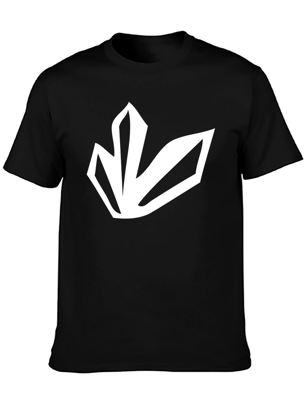 Black T-Shirt with White Emblem