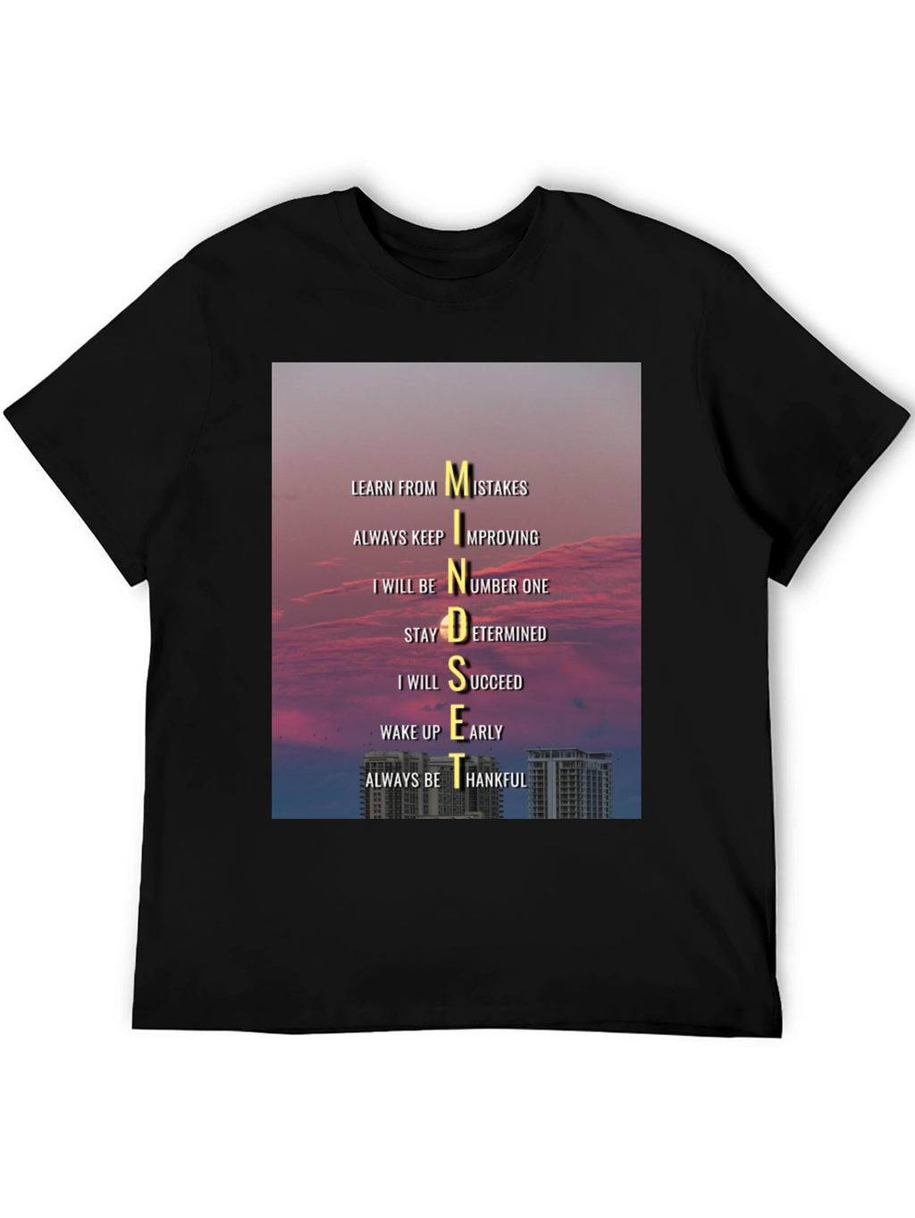 Mindset Motivational T-Shirt: Success Driven Design