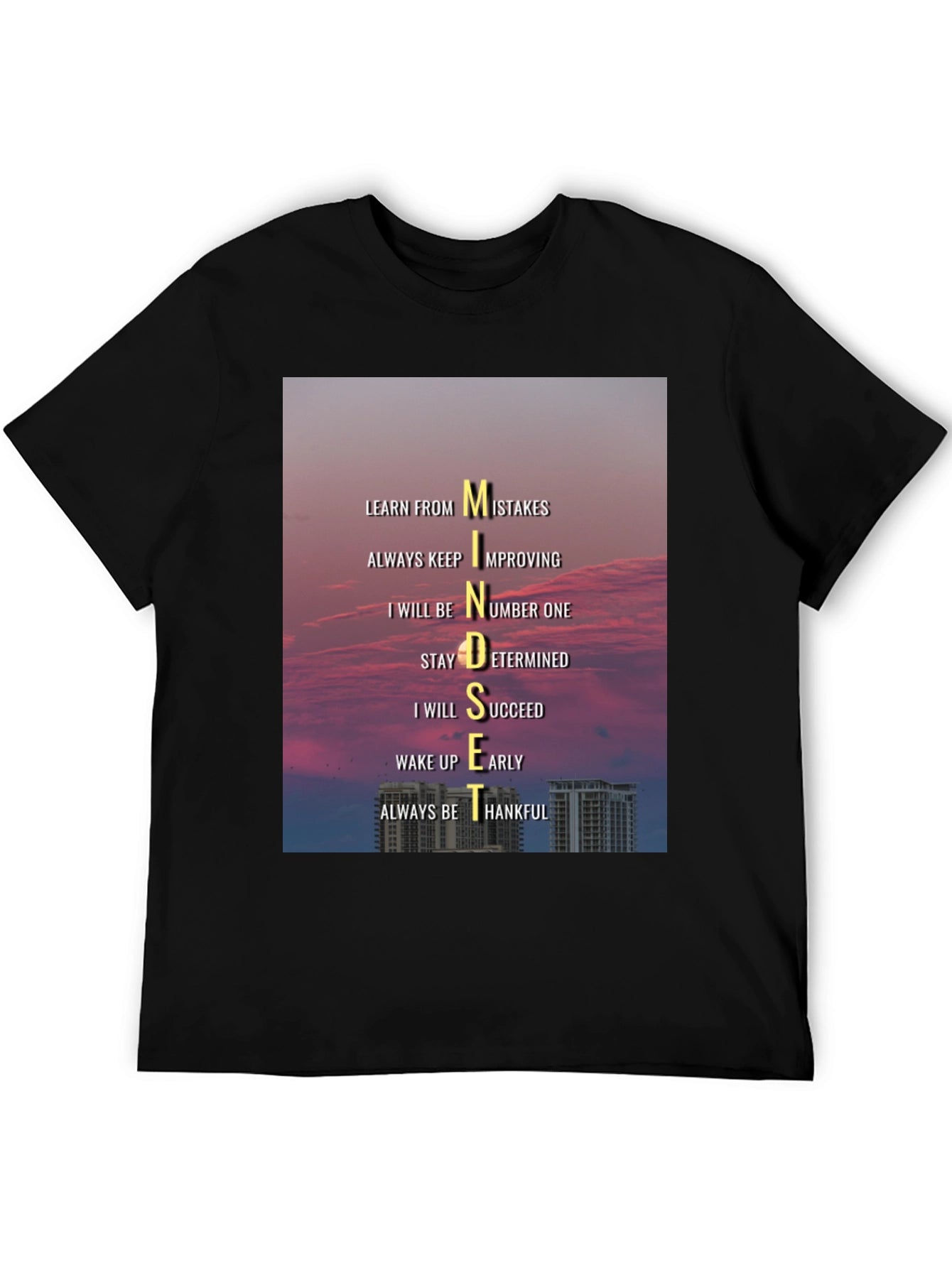 Mindset Motivational T-Shirt: Success Driven Design