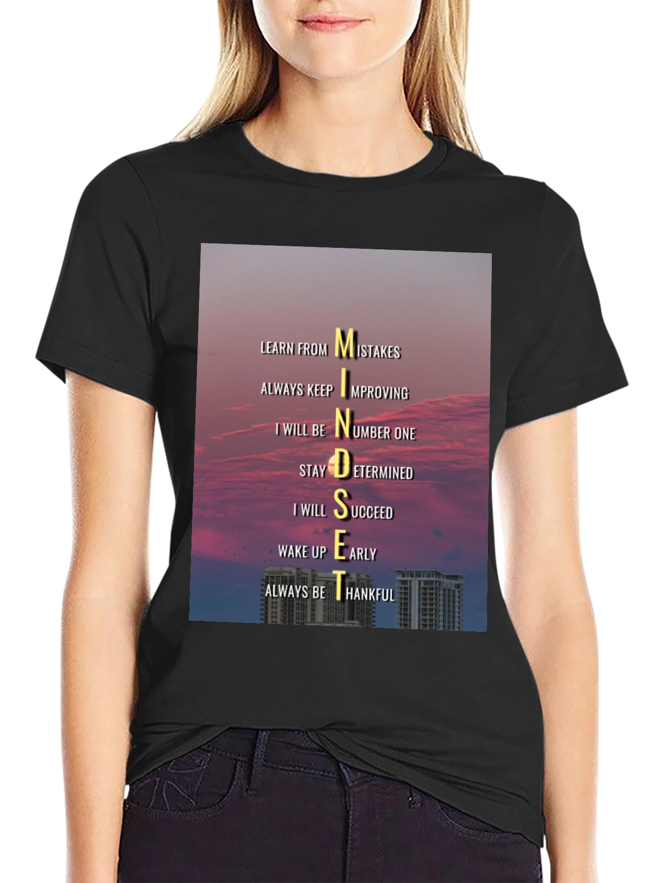 Mindset Motivational T-Shirt: Success Driven Design