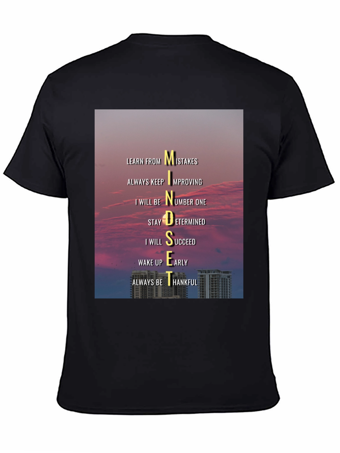 Mindset Motivational T-Shirt: Success Driven Design