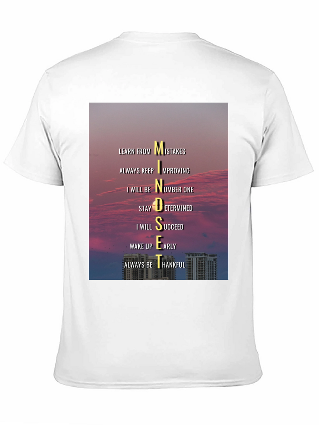 Mindset Motivational T-Shirt: Success Driven Design