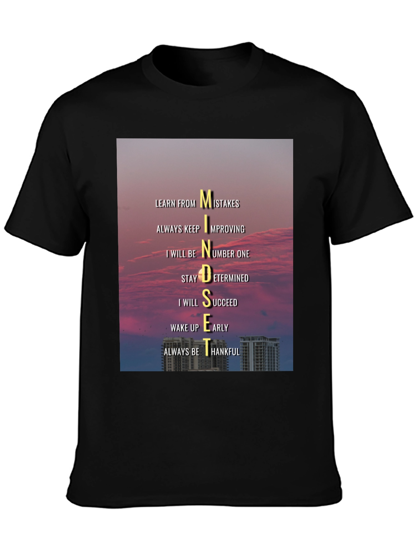 Mindset Motivational T-Shirt: Success Driven Design