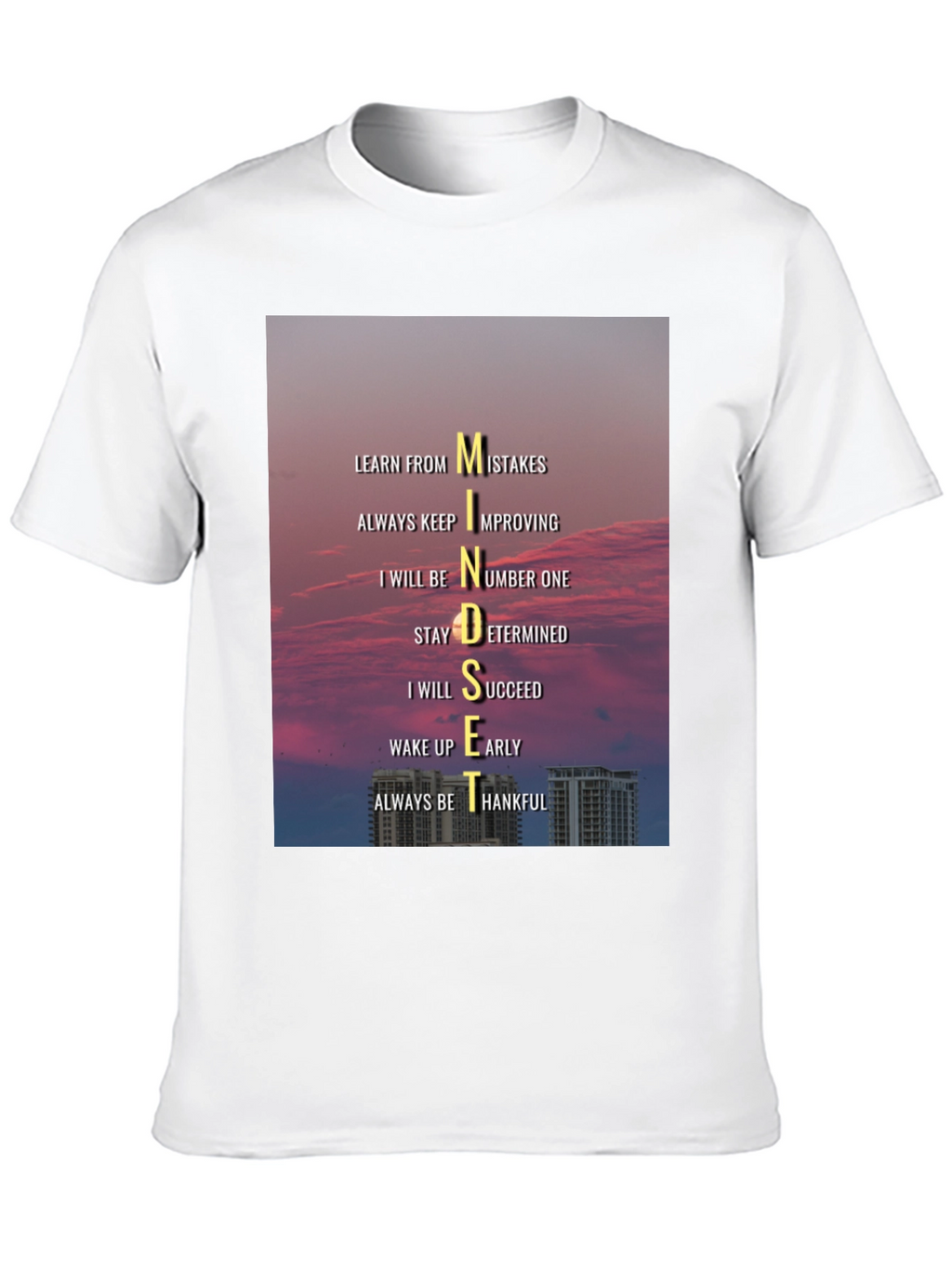 Mindset Motivational T-Shirt: Success Driven Design