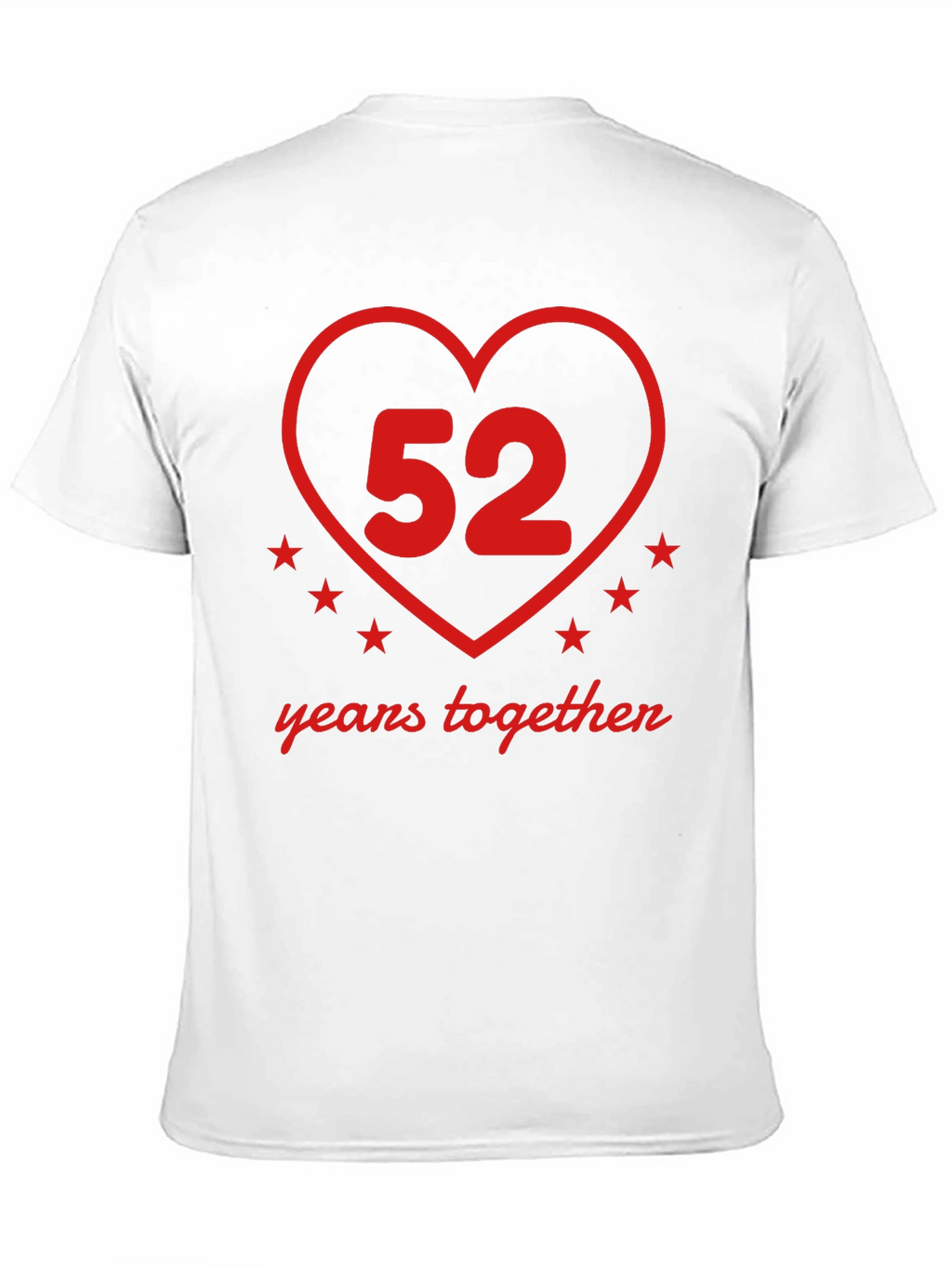 52 Years Together Anniversary T-Shirt
