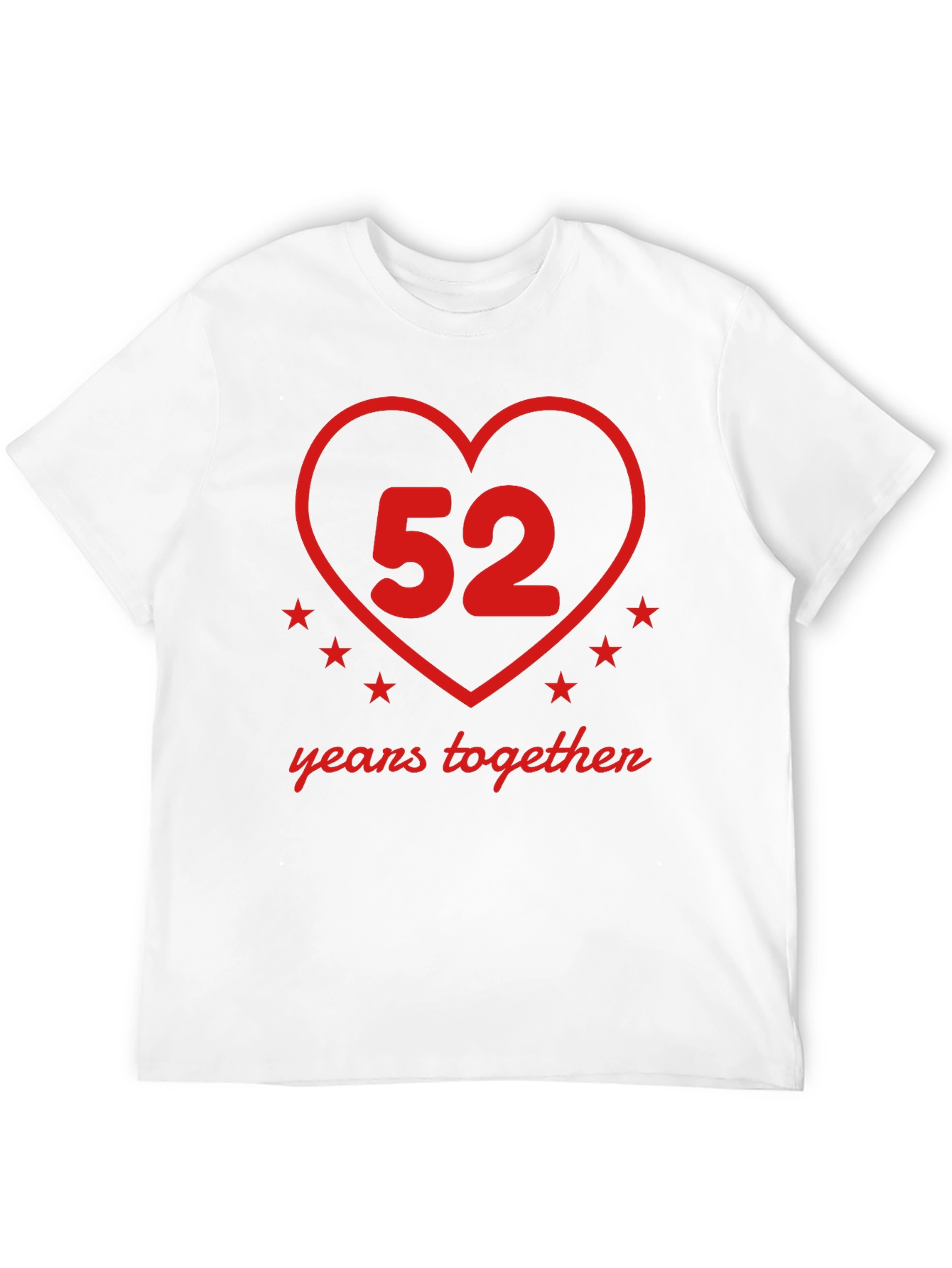 52 Years Together Anniversary T-Shirt