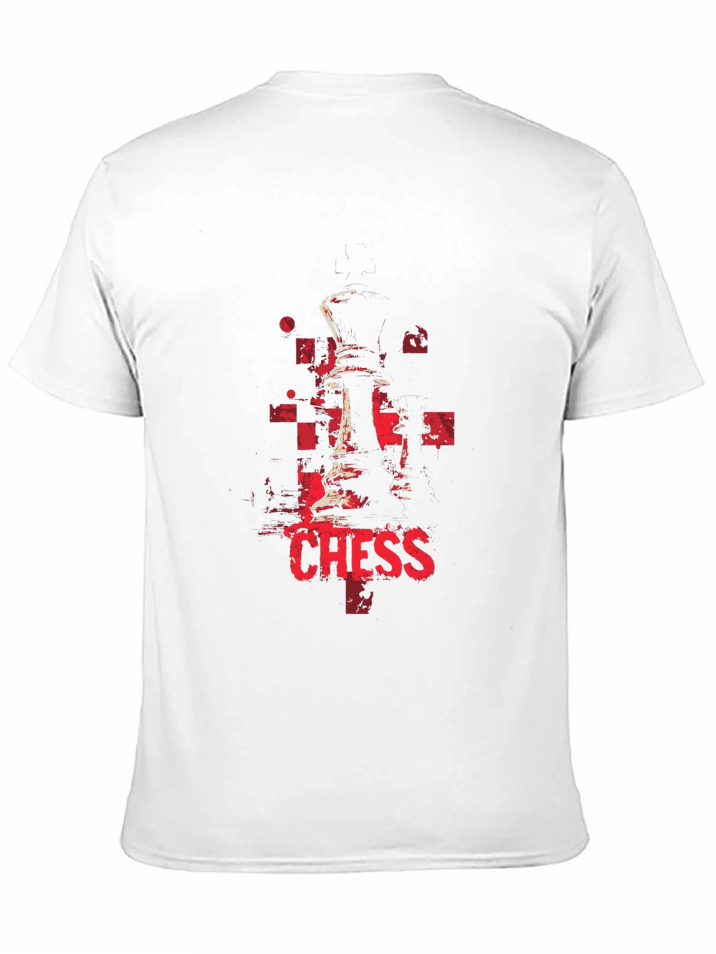 Chess Piece Graphic Black T-Shirt