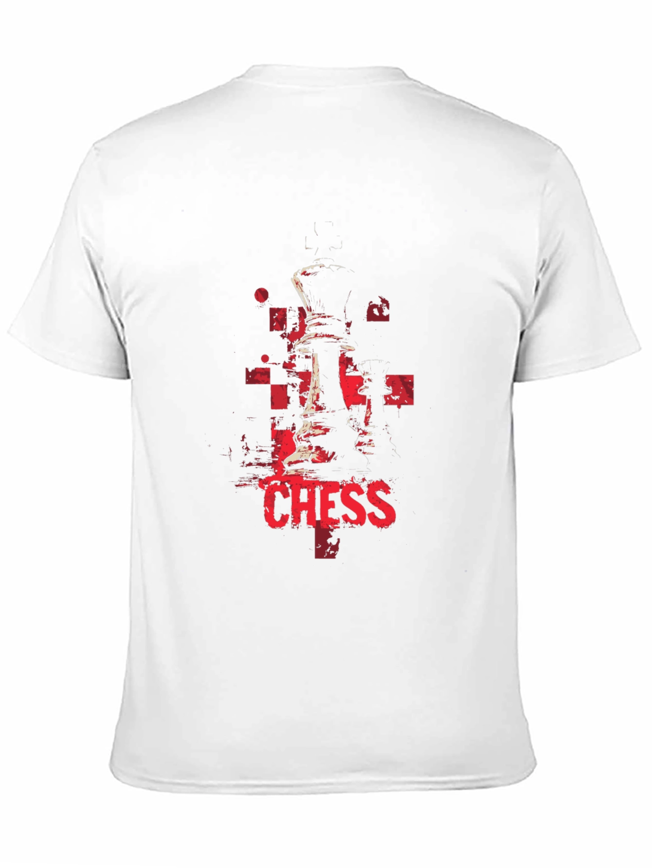 Chess Piece Graphic Black T-Shirt
